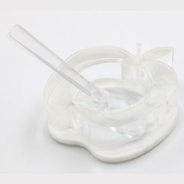 Lucite Apple-Shaped Honey Dish - Marble Finish、mySite、topwebapps