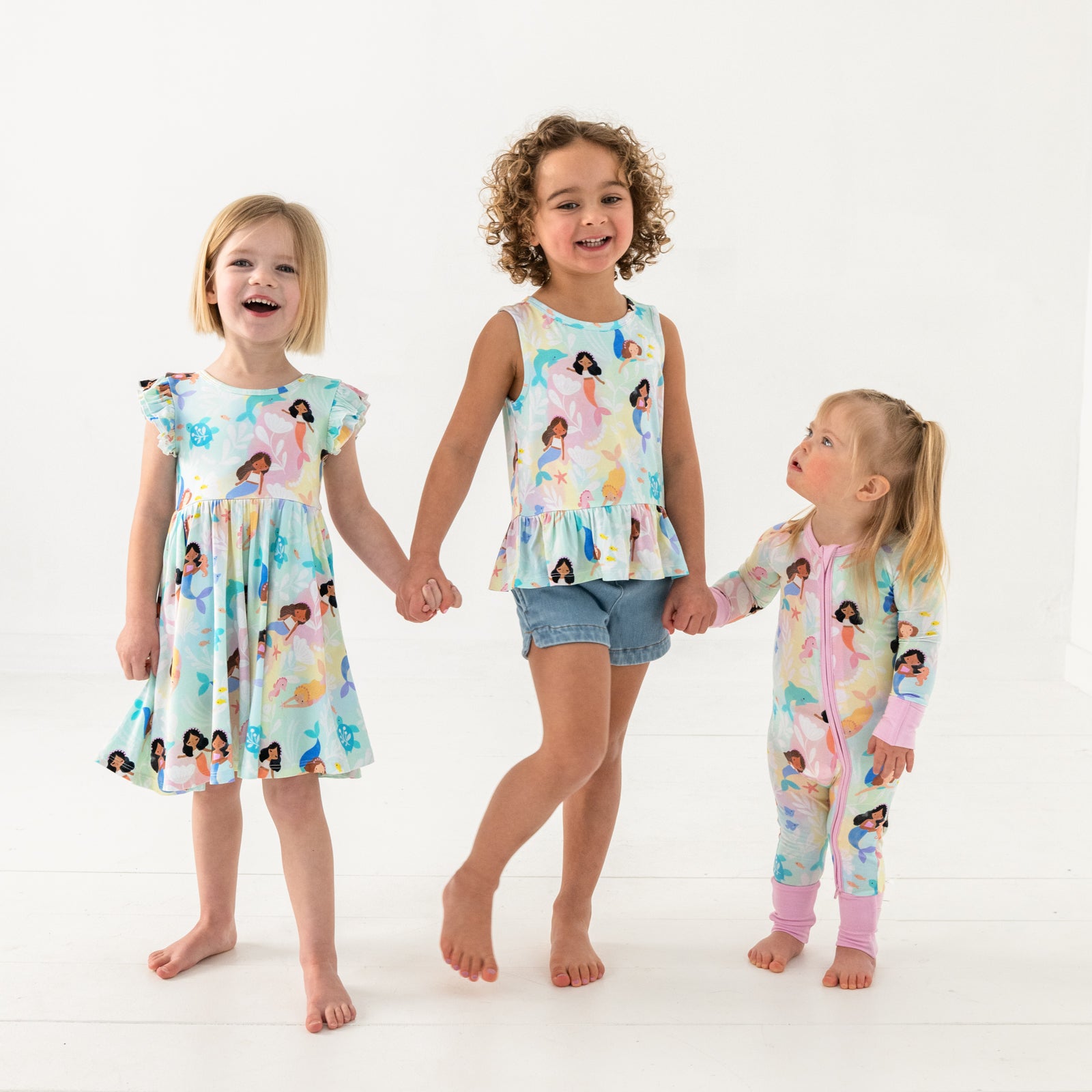 Mystic Mermaids Flutter Twirl Dress、mySite、g9winljtr