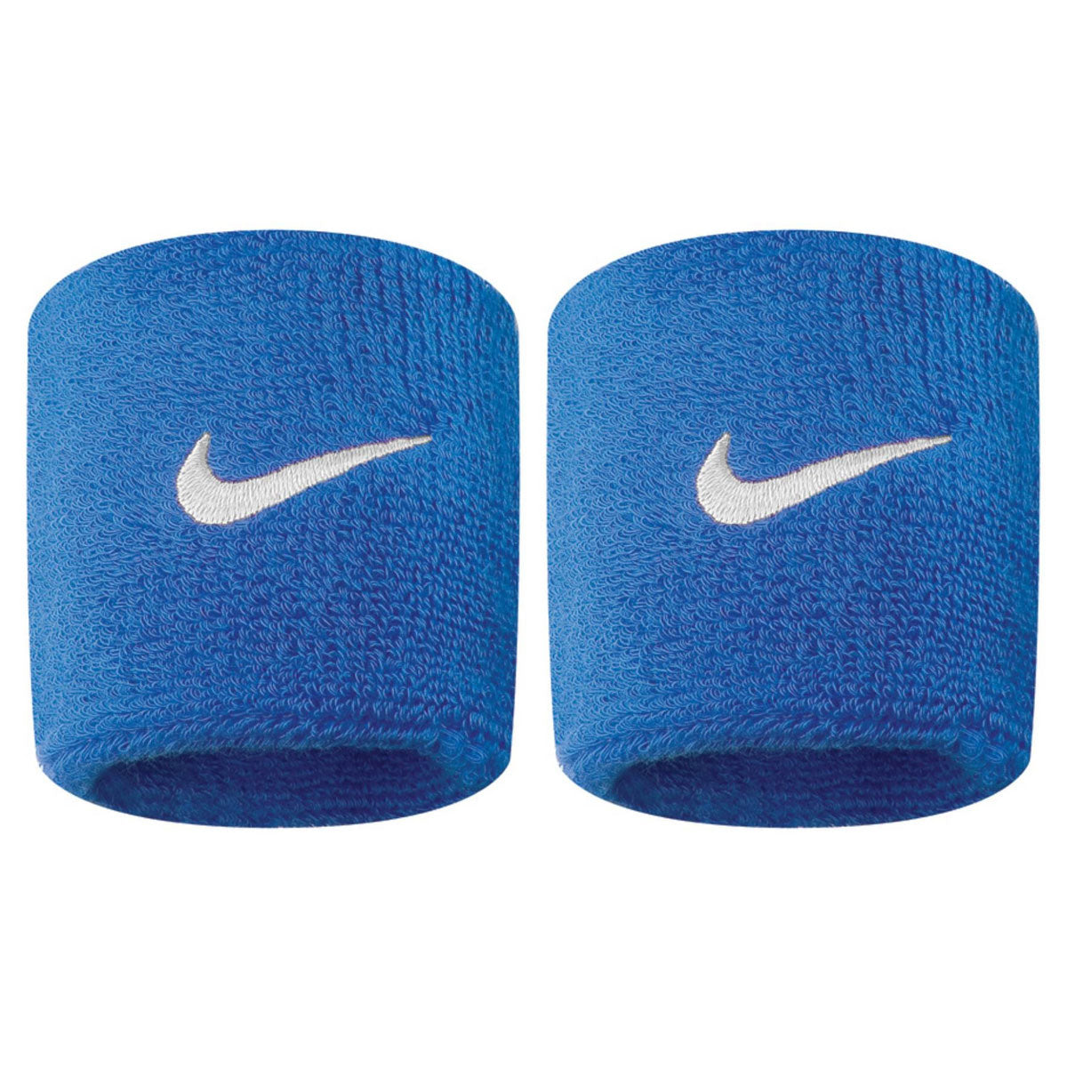 Nike Swoosh Wristband 2 Pack (Royal blue/White)