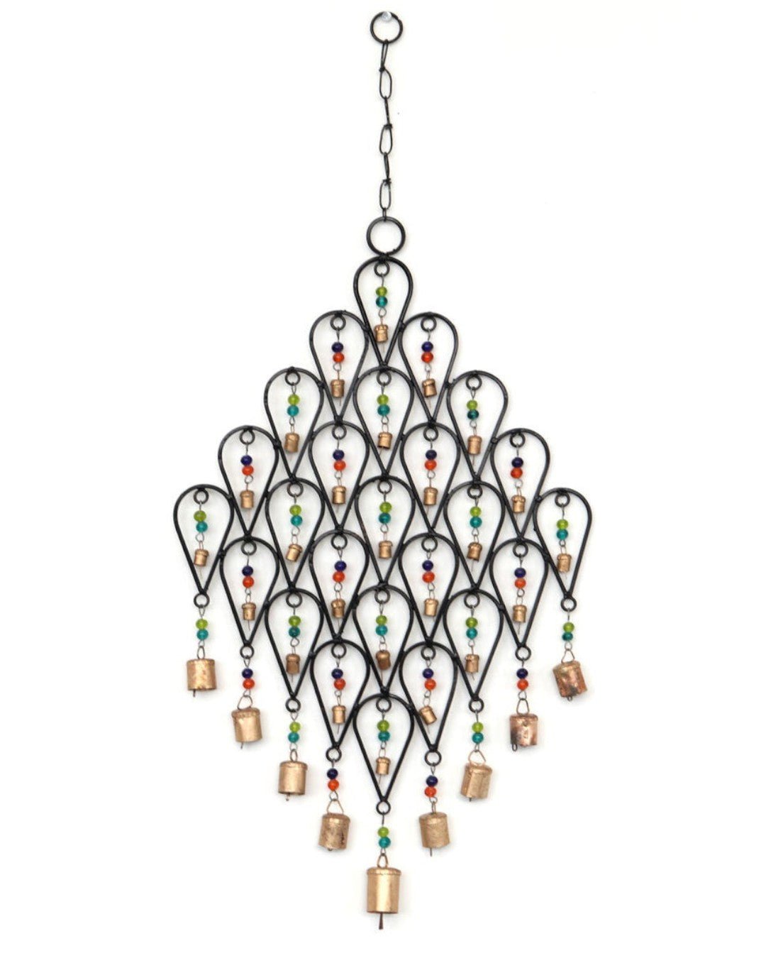 Traditional Bells And Beads Wall Hanging Chime、mySite、topwebapps