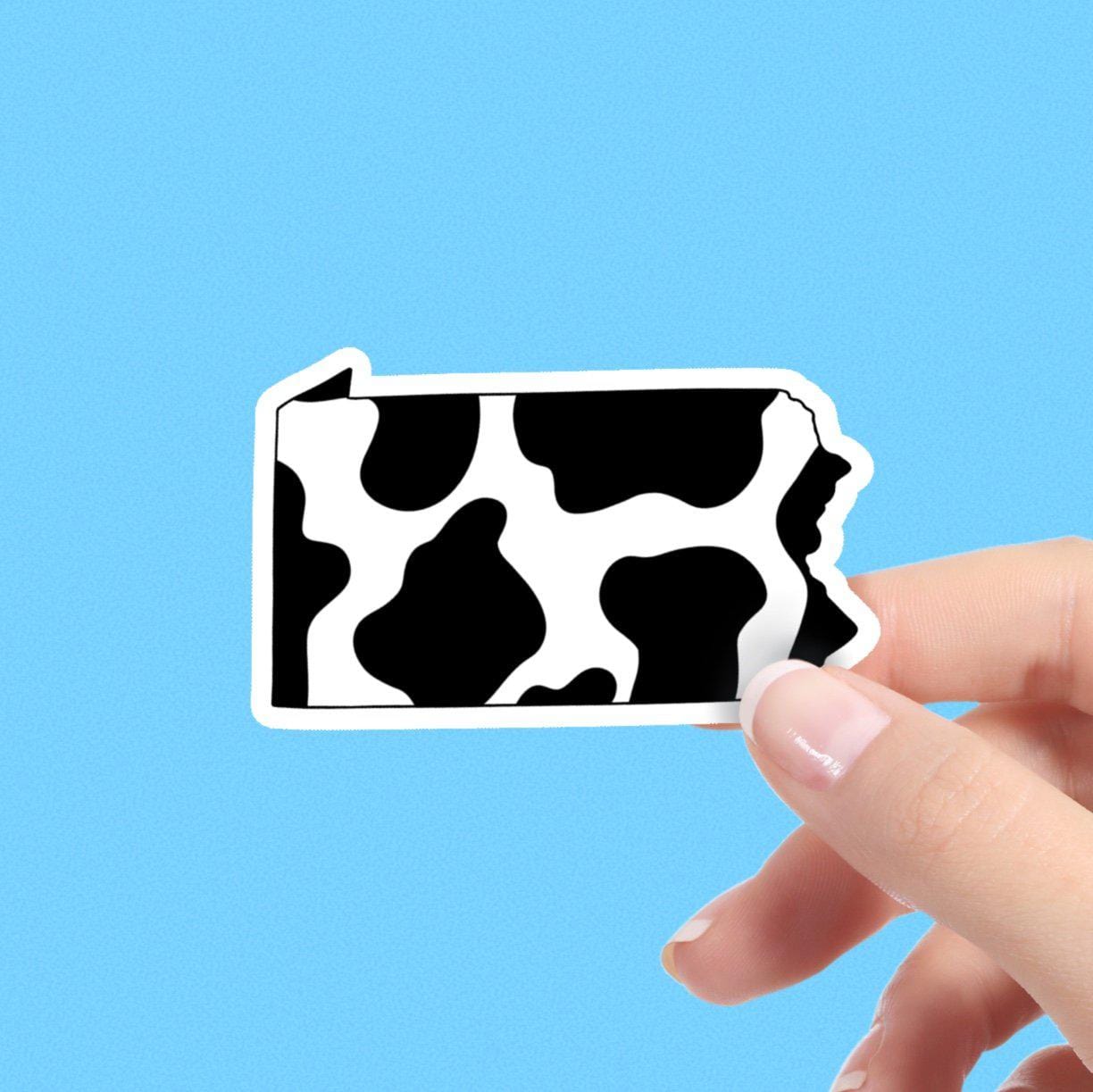  Pennsylvania Cow Pattern Sticker、mySite、elrpsem3k