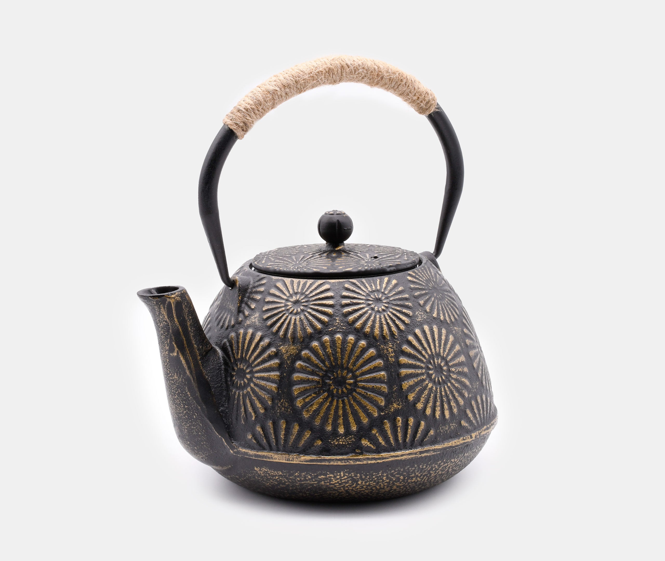 Cast Iron Teapot Chrysanthemum 1.2L、mySite、topwebapps