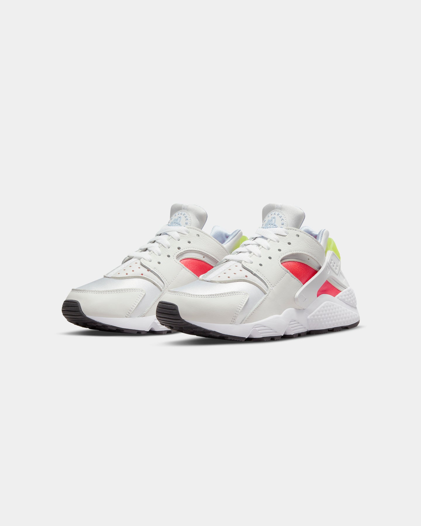 Nike Women's Air Huarache White/Volt/Bright Crimson/Black、mySite、zt4zffjzw