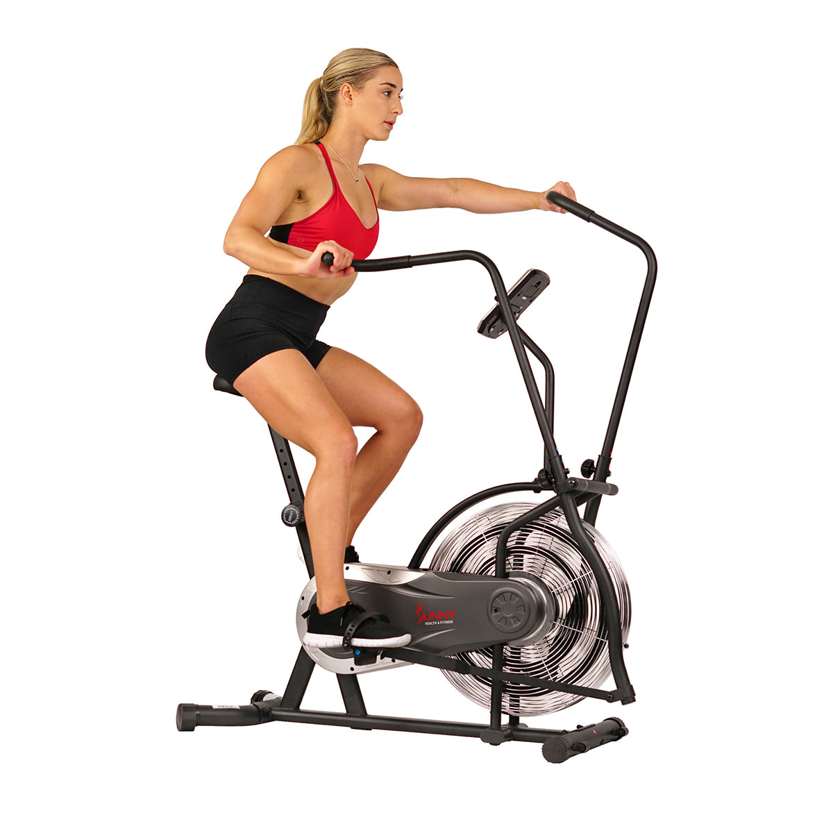  Sunny Strength™ Zephyr Air Bike, Fan Exercise Bike w/ Air Resistance Indoor Cycling、mySite、ghnorth
