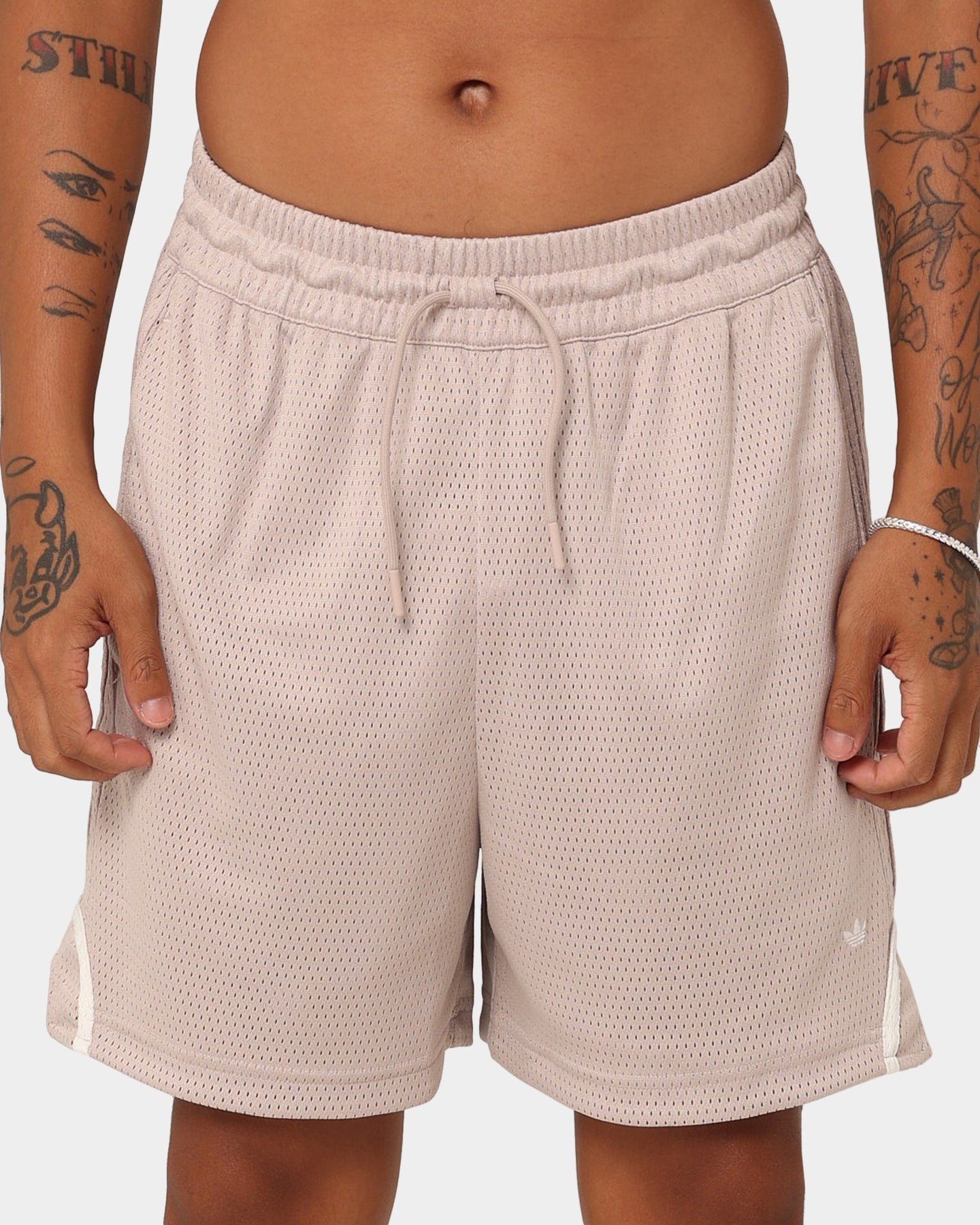 Adidas Basketball Mesh Shorts Wonder Taupe/Off White、mySite、zt4zffjzw
