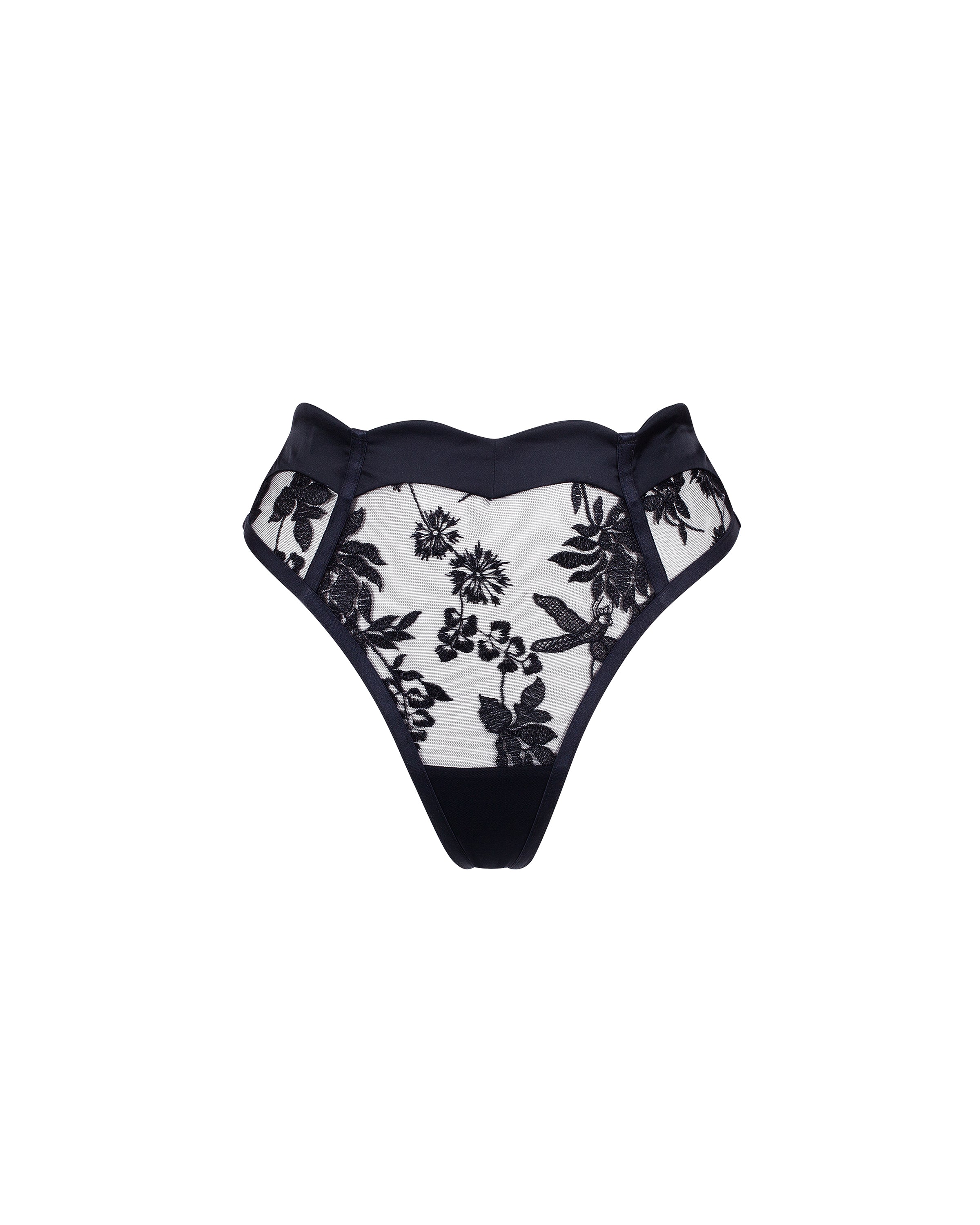 Cassandra High-Waist Thong Black、mySite、bengalsvssteelers