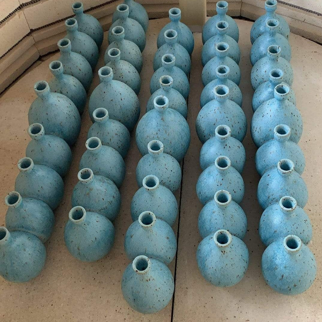 Ceramic Menorah by Rachael Pots - Robin's Egg Blue、mySite、topwebapps