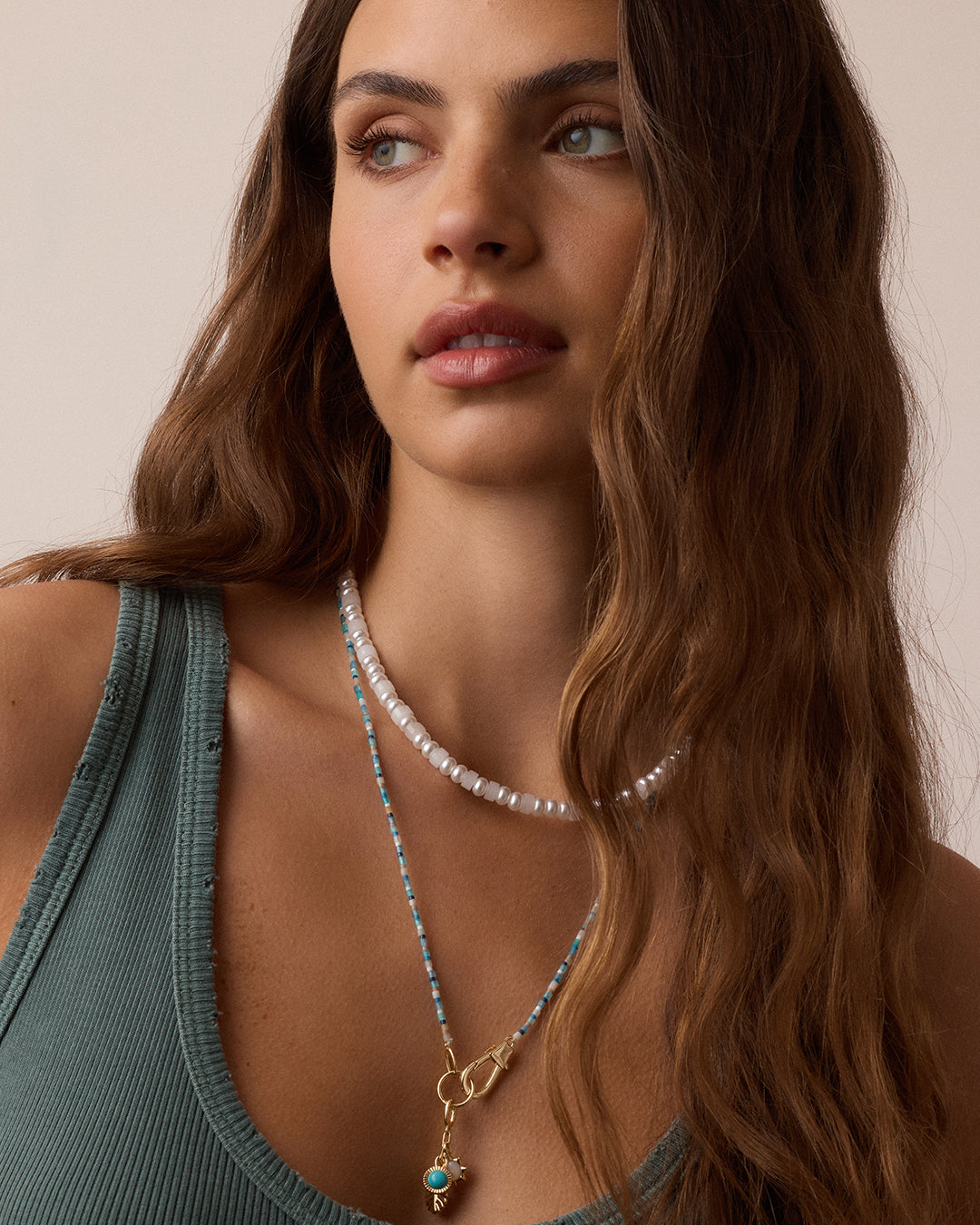 Beach Cluster Charm Necklace、mySite、hinf8tx79