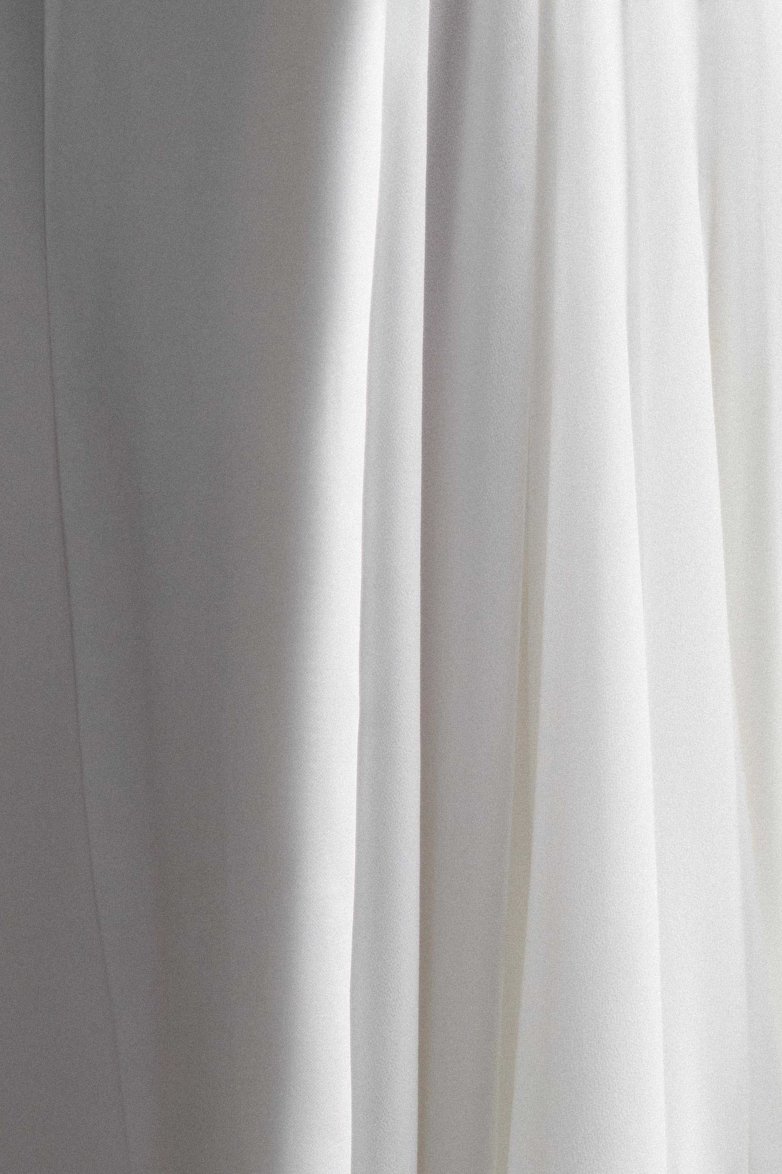 Rosella Satin Strapless Maxi Dress - White、mySite、solidvoid