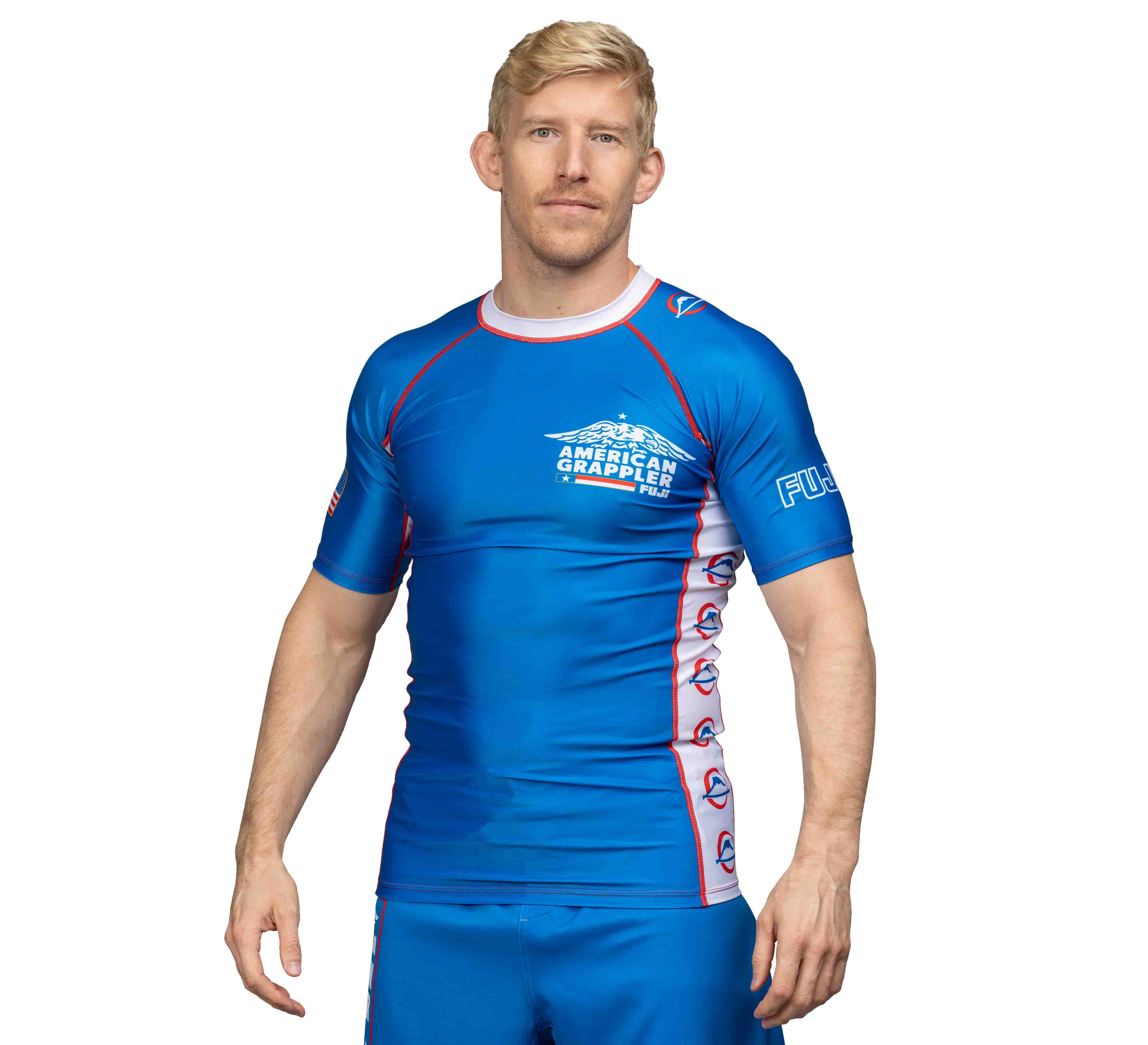 American Grappler Rashguard Blue、mySite、gigharbornorthrealestate