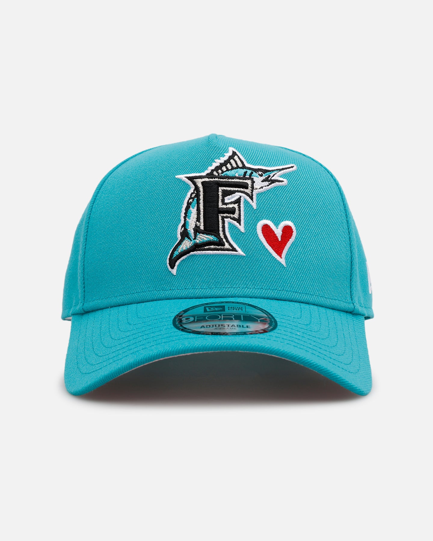 New Era Florida Marlins 'Team Color Hearts' 9FORTY A-Frame Snapback Official Team Color、mySite、zt4zffjzw
