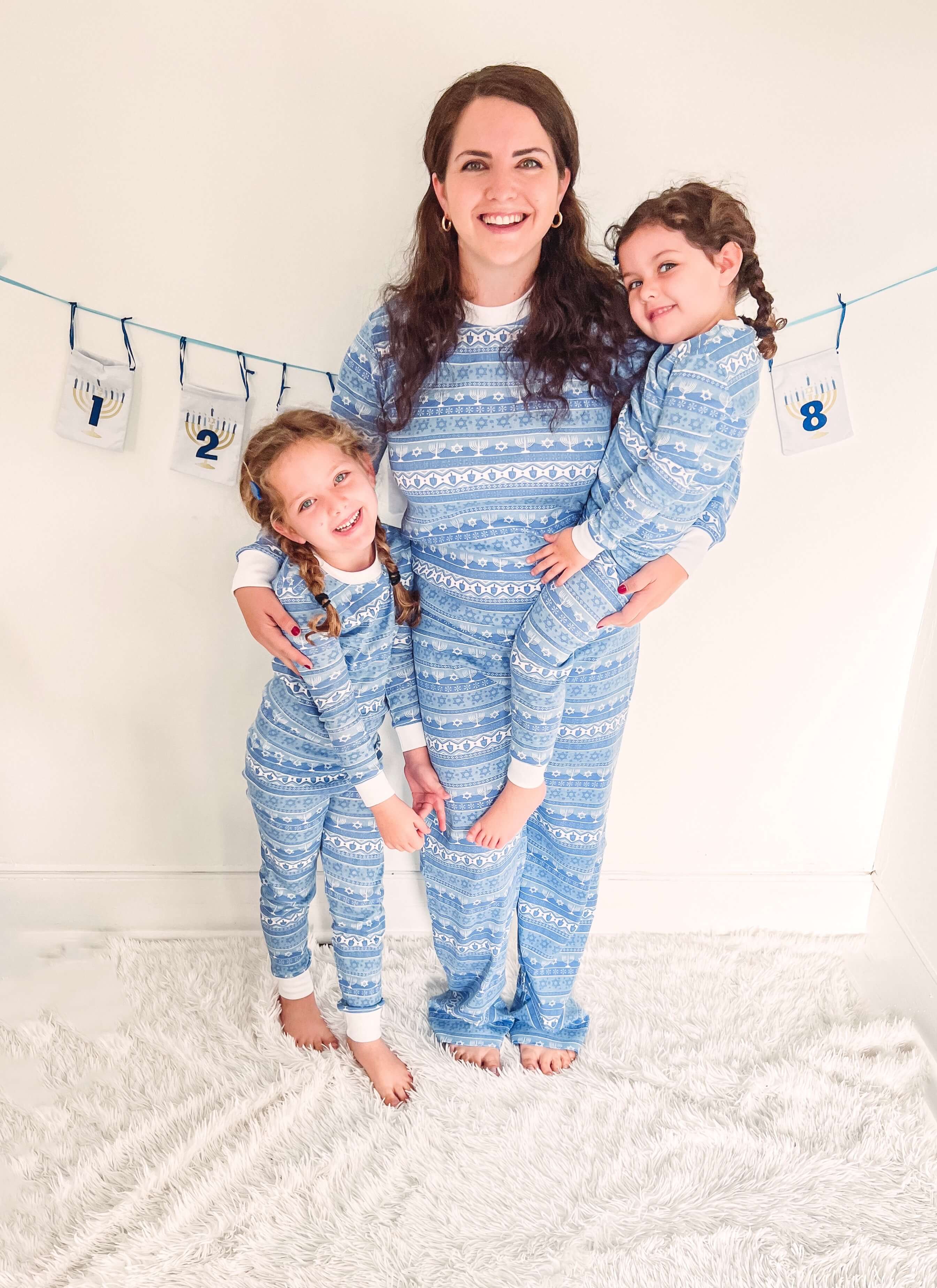 Hanukkah Fair Isle Pajamas - (Adults Unisex Sizes XS - XL)、mySite、topwebapps