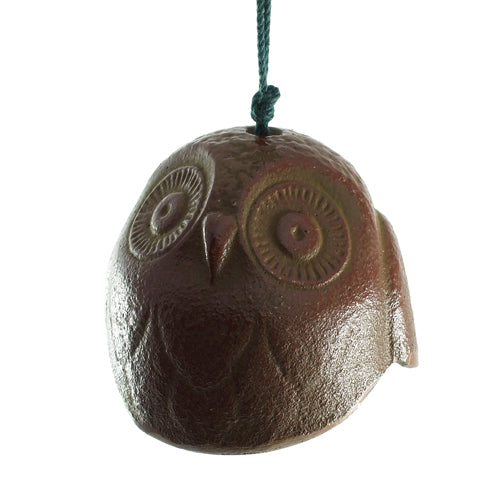 Round Owl Cast Iron Wind Bell、mySite、topwebapps