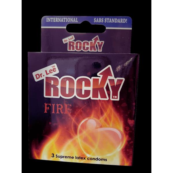 🎁 Rocky Fire | 3 Pack | Supreme Latex | Condom | One Size | SABS Approved (100% off)、mySite、bottomscart
