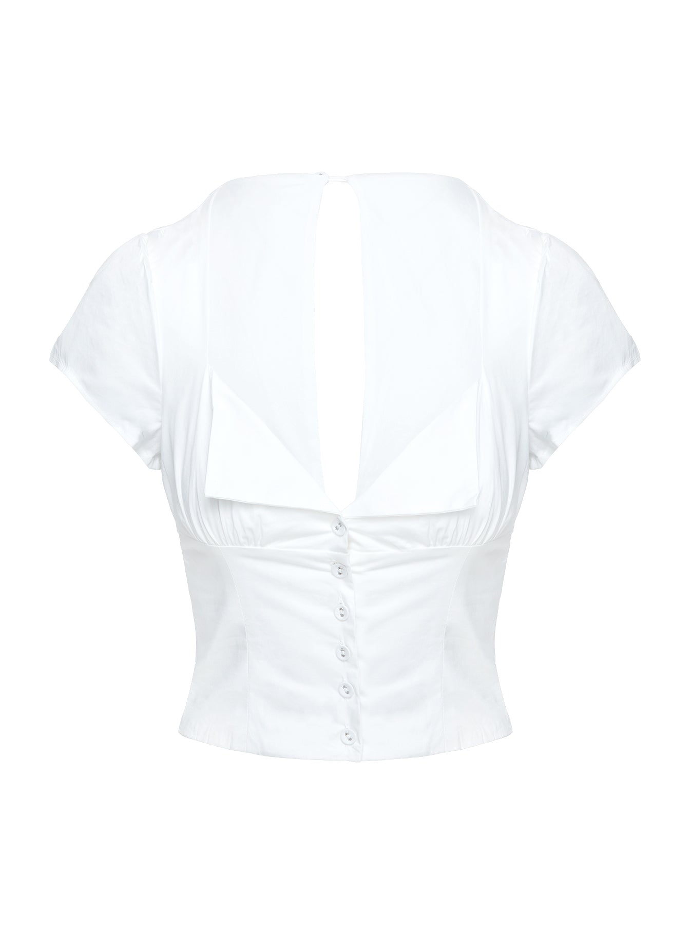 Abigale Top White、mySite、solidvoid