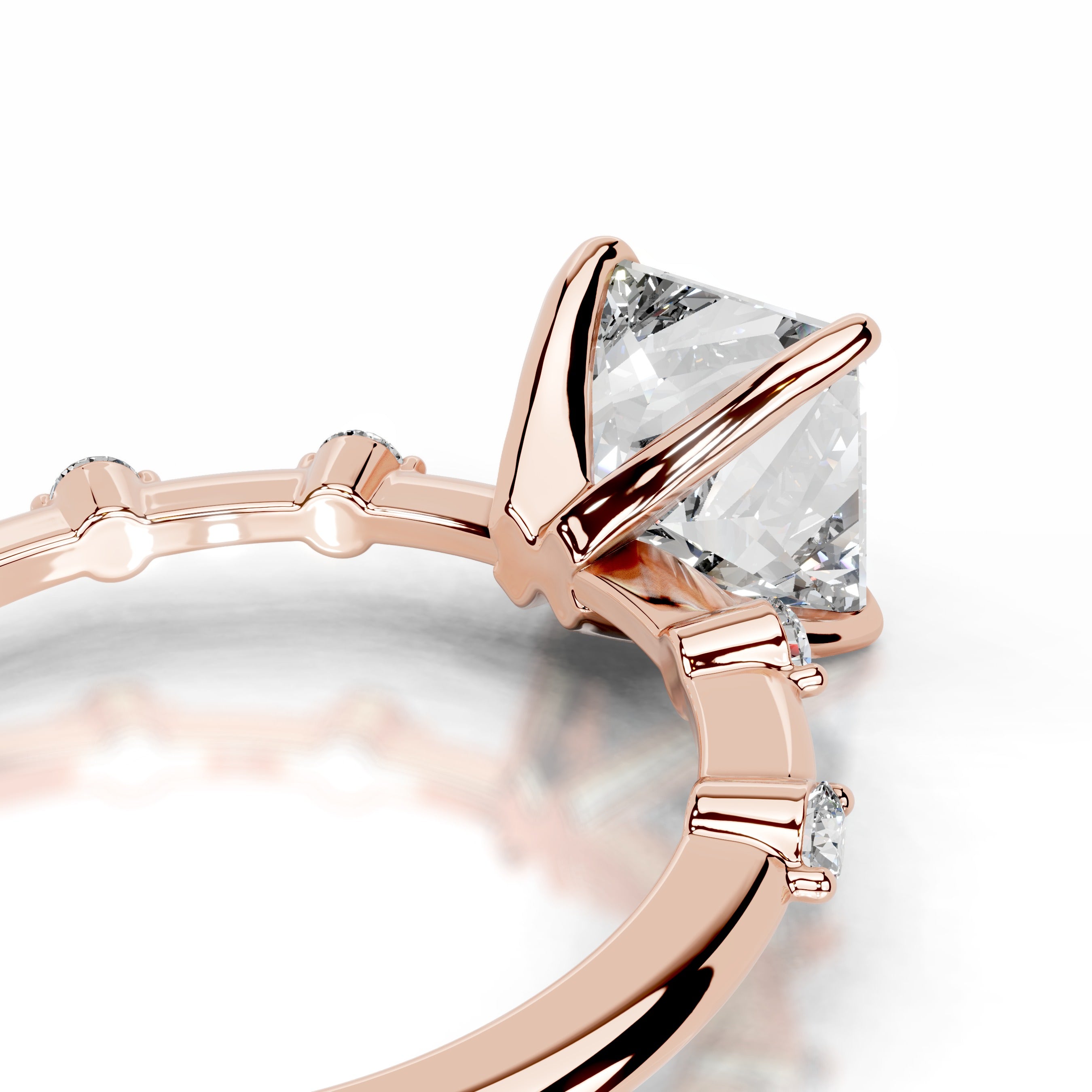 Timmey Lab Grown Diamond Ring - 14K Rose Gold、mySite、hinf8tx79