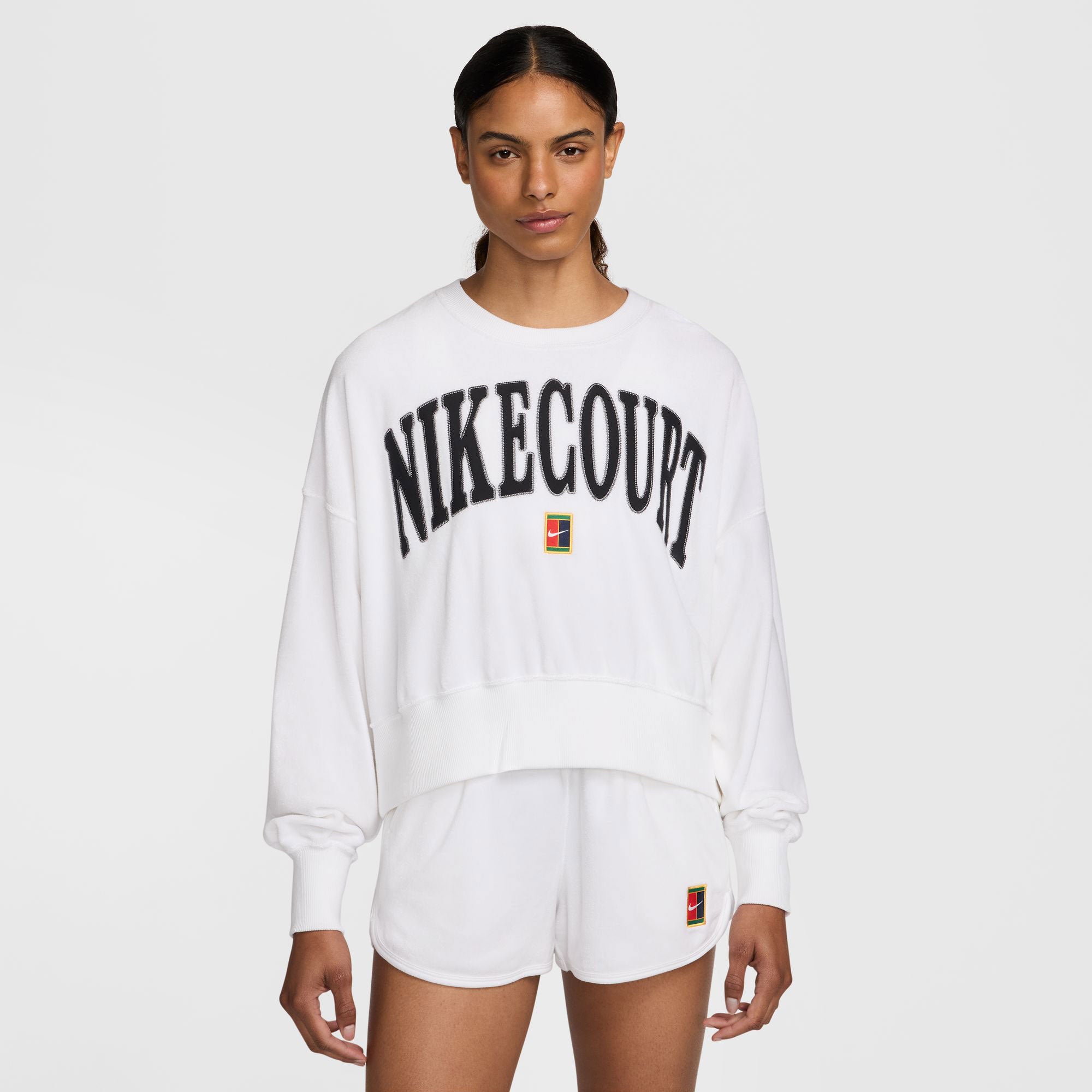 NikeCourt Heritage Women's Oversized Graphic Tennis Sweater