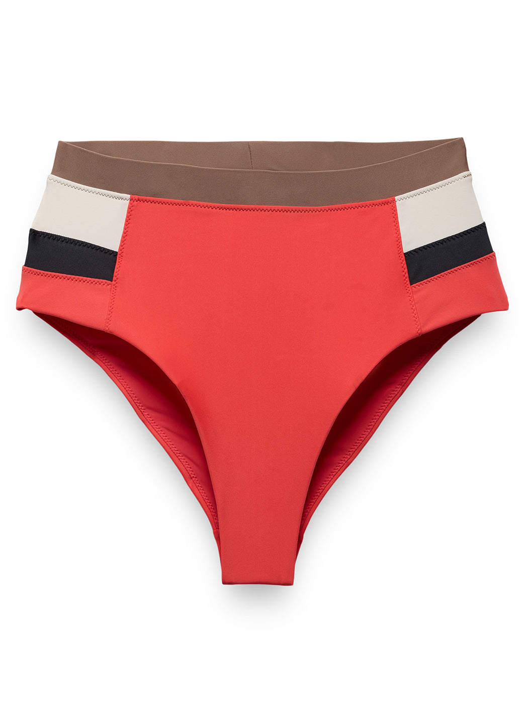 prAna Women's Color Block Baja Bound High Rise Bikini Bottom、mySite、noshort