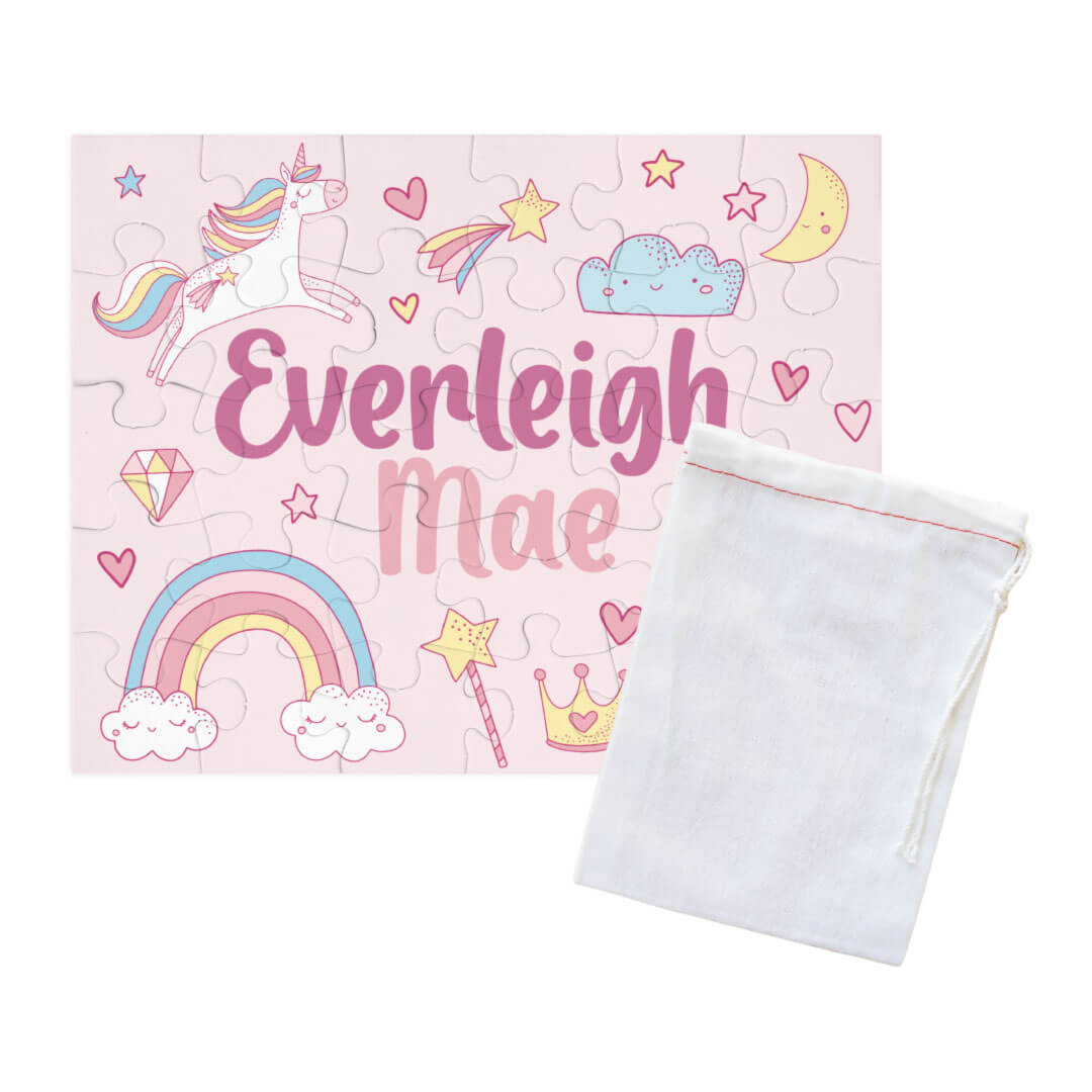  Kids Personalized 30 Piece Puzzle | Unicorn Dreams、mySite、layawaytickets