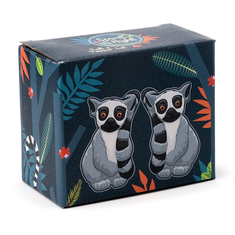 Ringtail Lemur Salt and Pepper Shaker Set Ceramic、mySite、g9winljtr