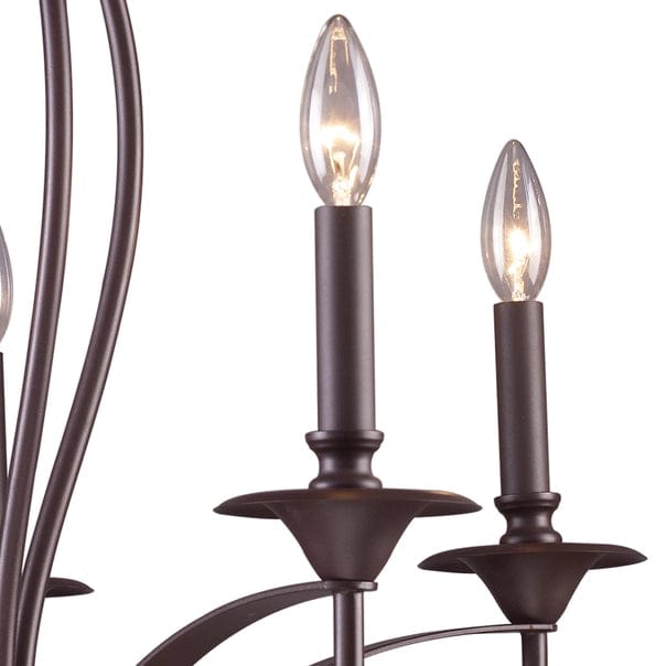Medford 5-Lght Chandelier Oiled Bz、mySite、g9winljtr