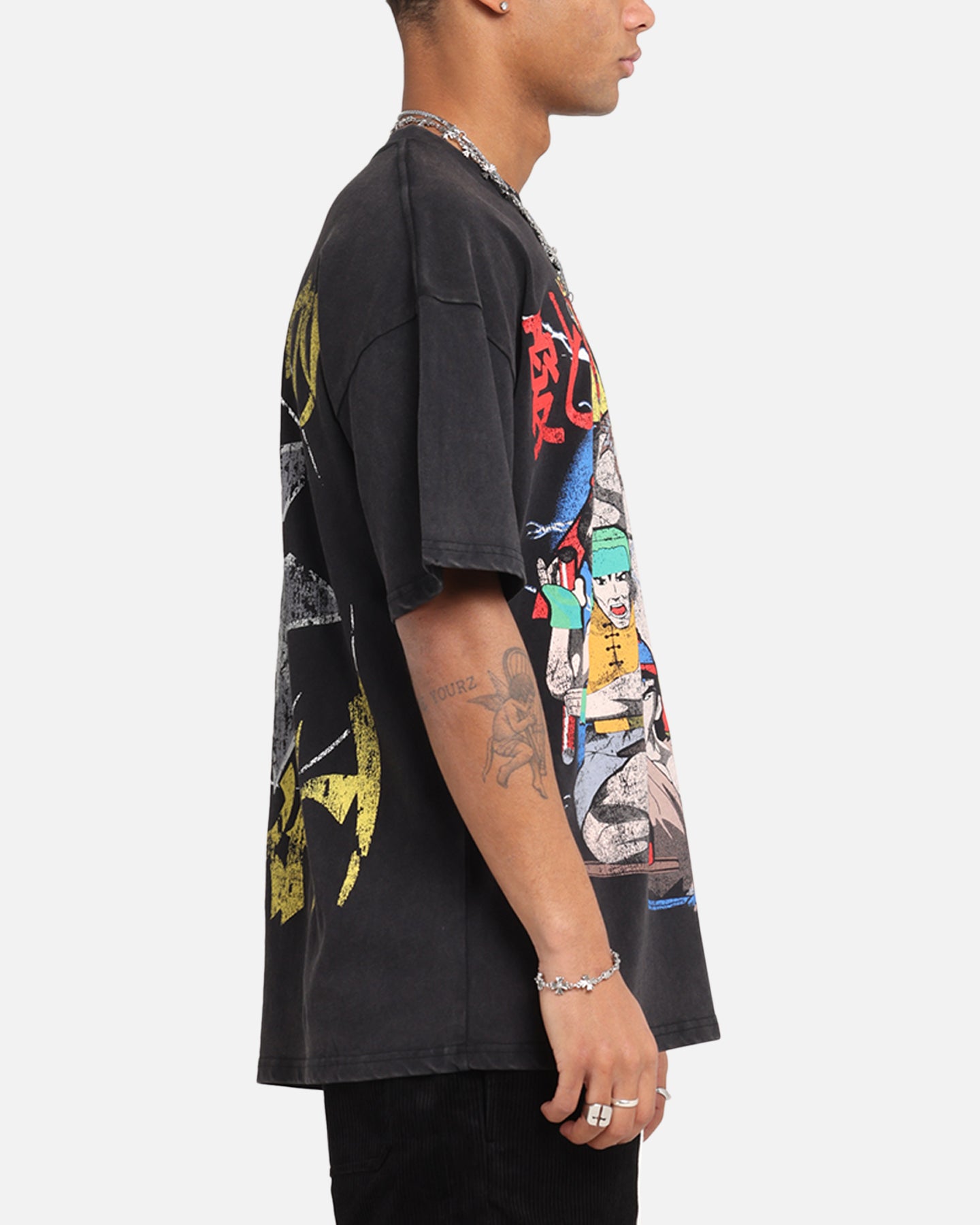 73 Studio X South Park Lets Fighting Love Vintage T-Shirt Black Acidwash、mySite、zt4zffjzw