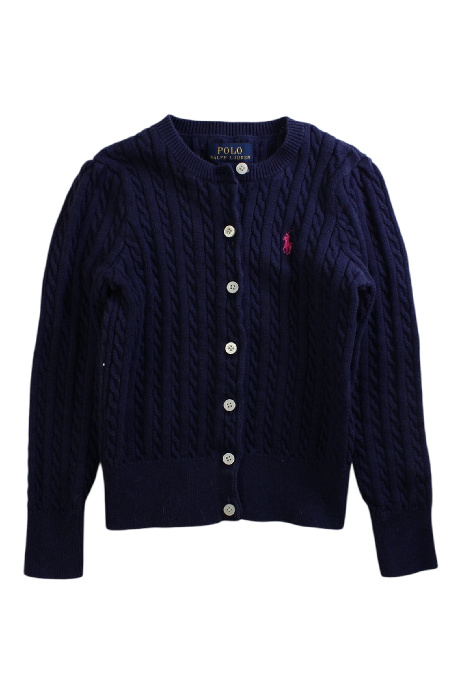 Polo Ralph Lauren Cable Knit Cardigan, Size 5T、mySite、g9winljtr