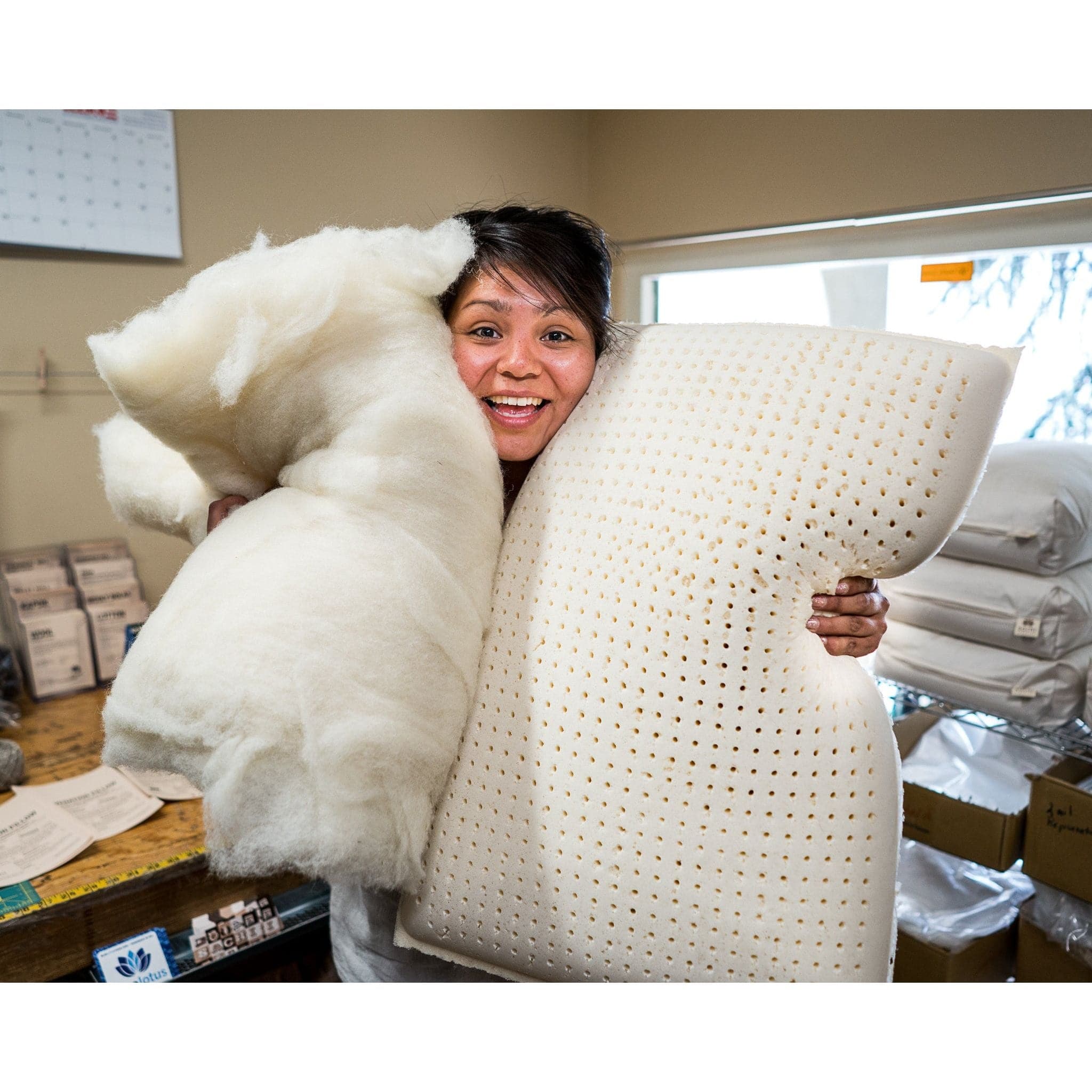 Latex and Wool Pillow、mySite、neckold