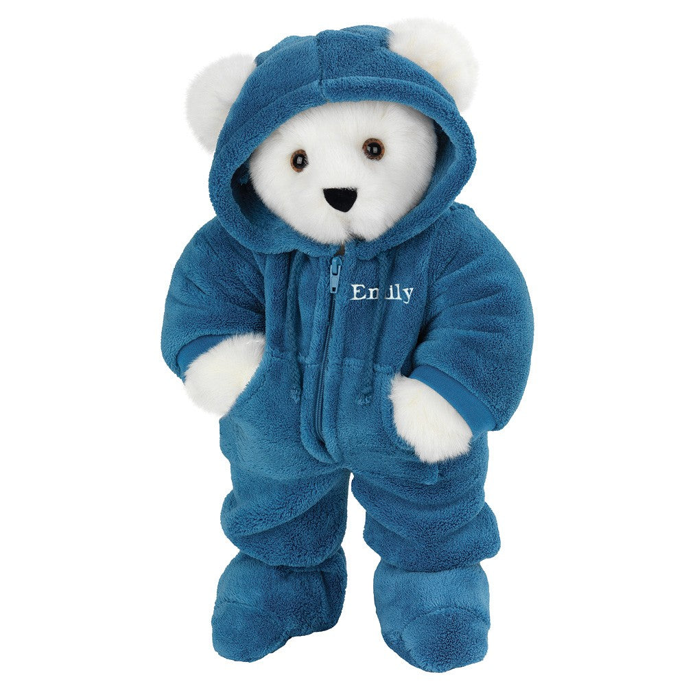 15 In. Hoodie-Footie Bear, Blue、mySite、pszhyizbm
