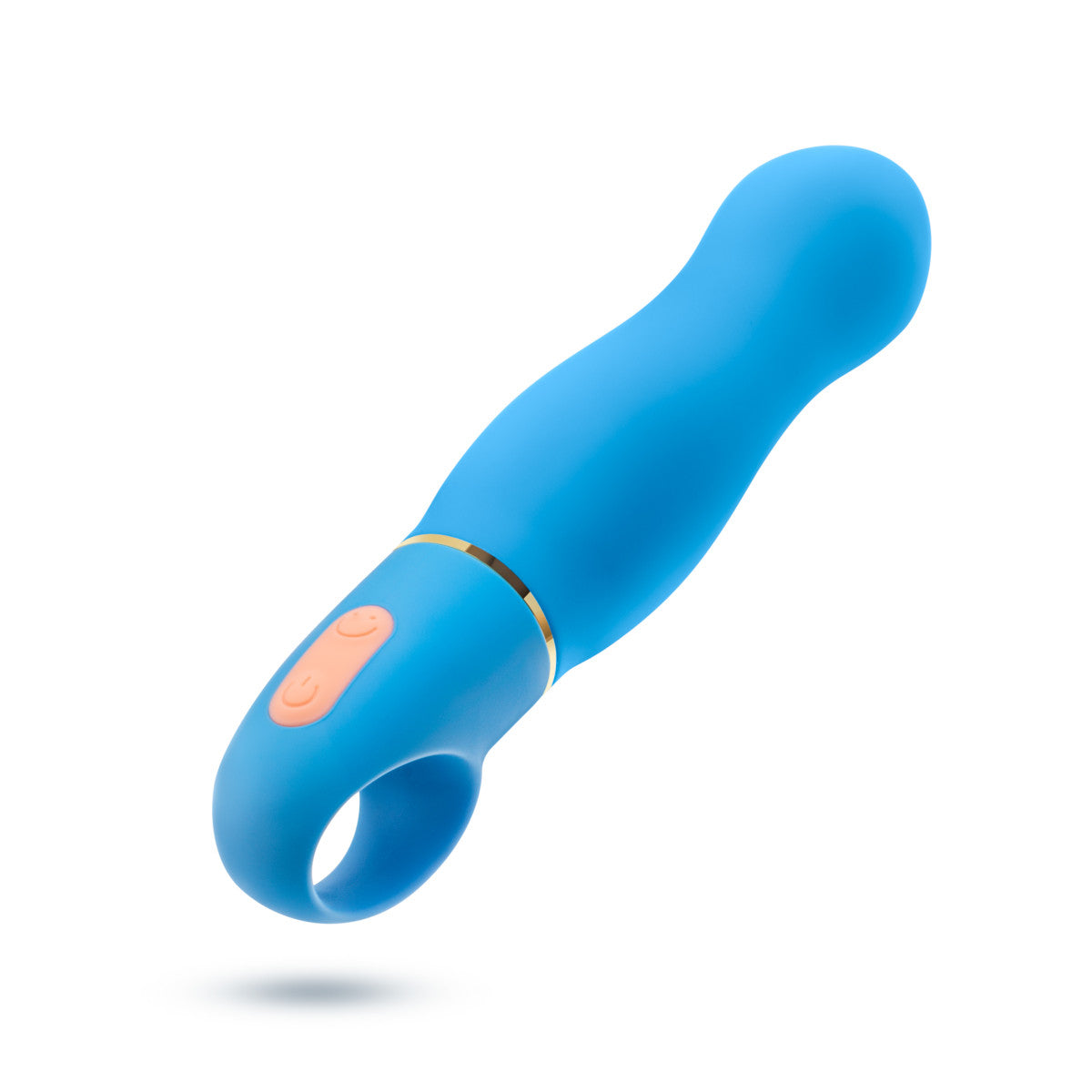 Aria By Blush® | Exciting AF: Enhanced G-Spot Stimulation Blue Silicone Vibrator with Powerful RumboTech™ Technology、mySite、bottomscart