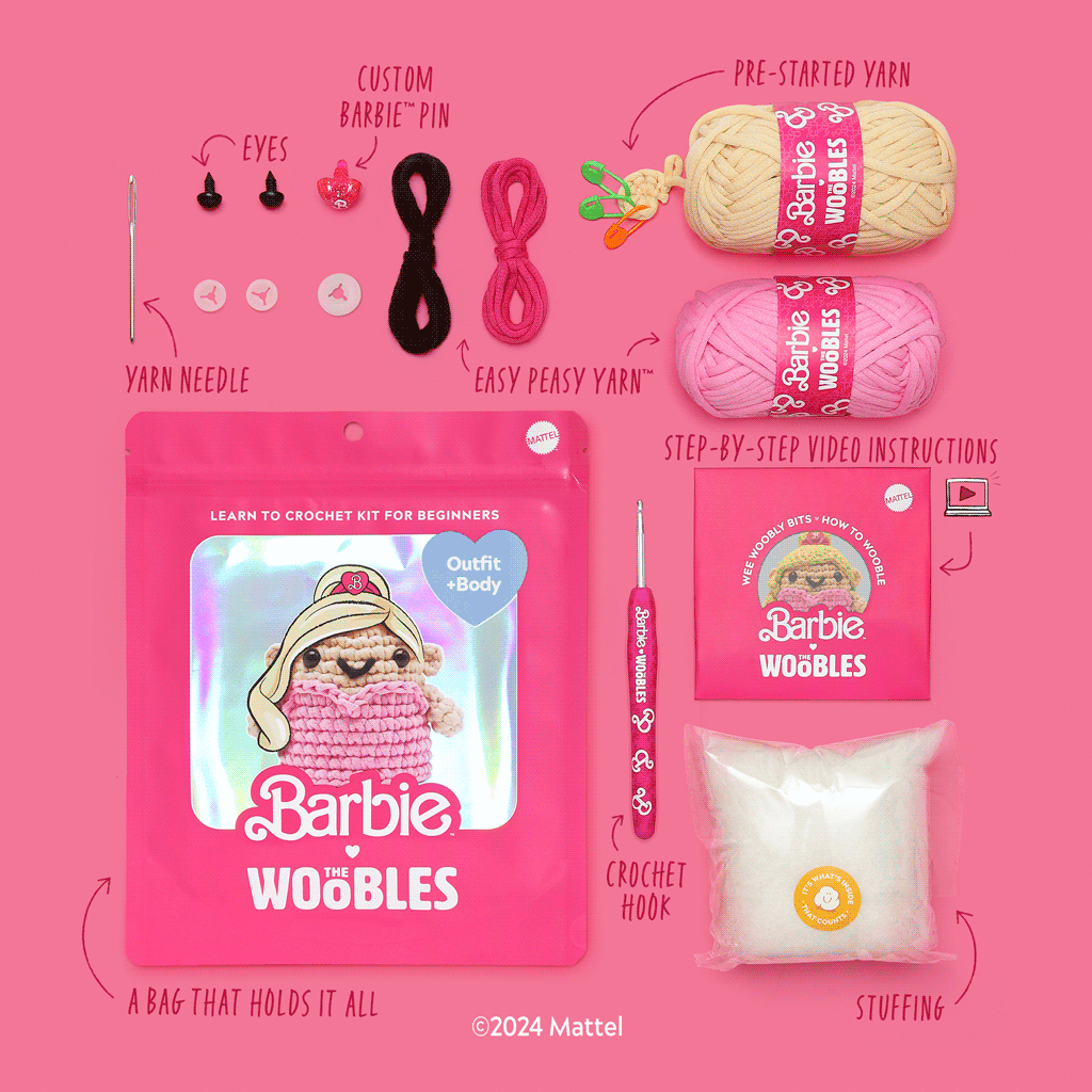 Barbie™ Crochet Kit、mySite、ghnorth
