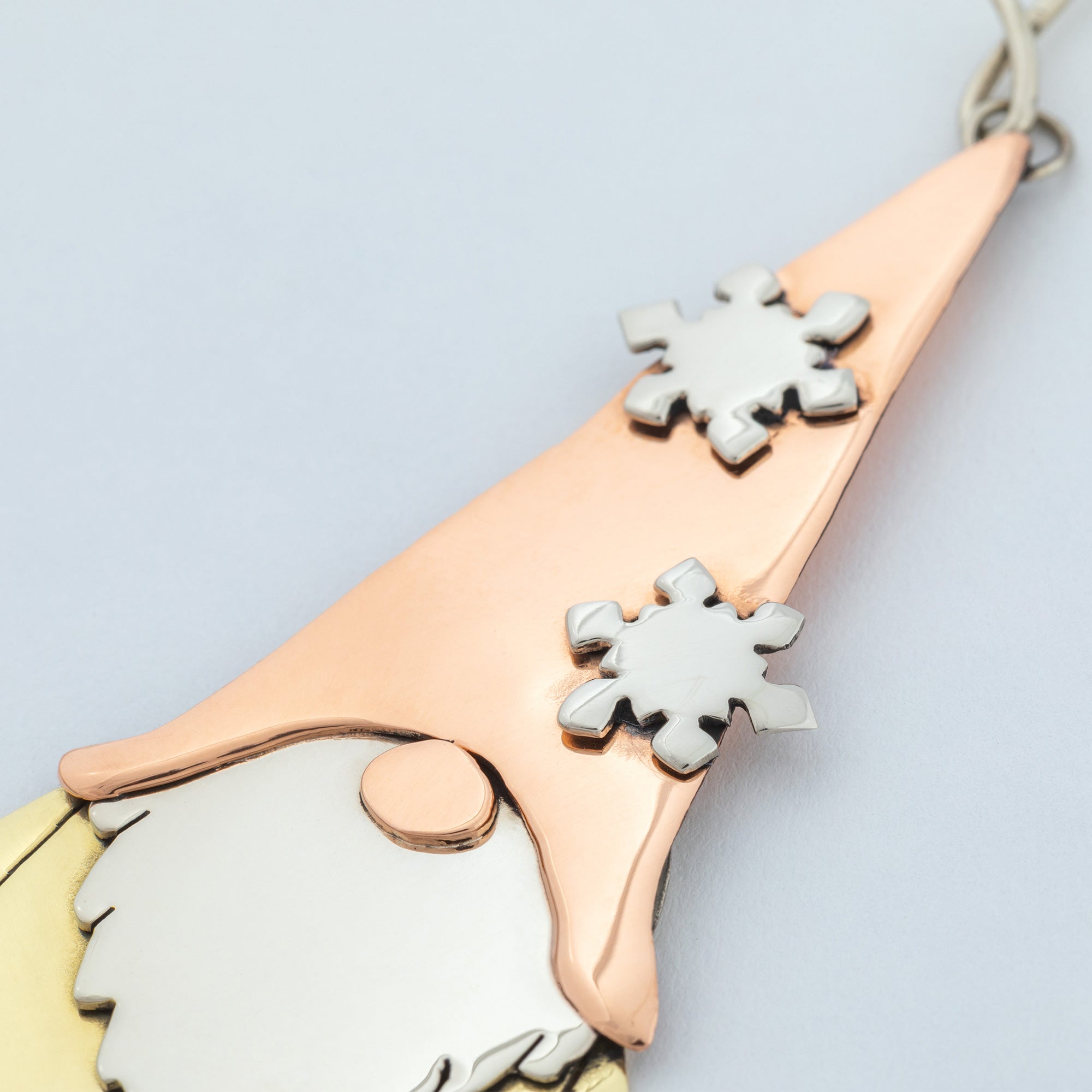 Cute Gnome Mixed Metal Ornament、mySite、camillekostekn