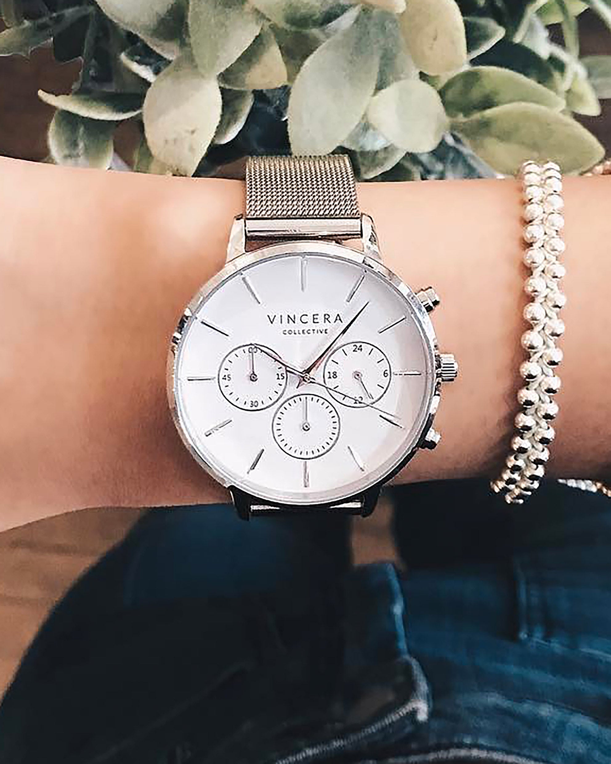  Kleio Mesh - Silver + White