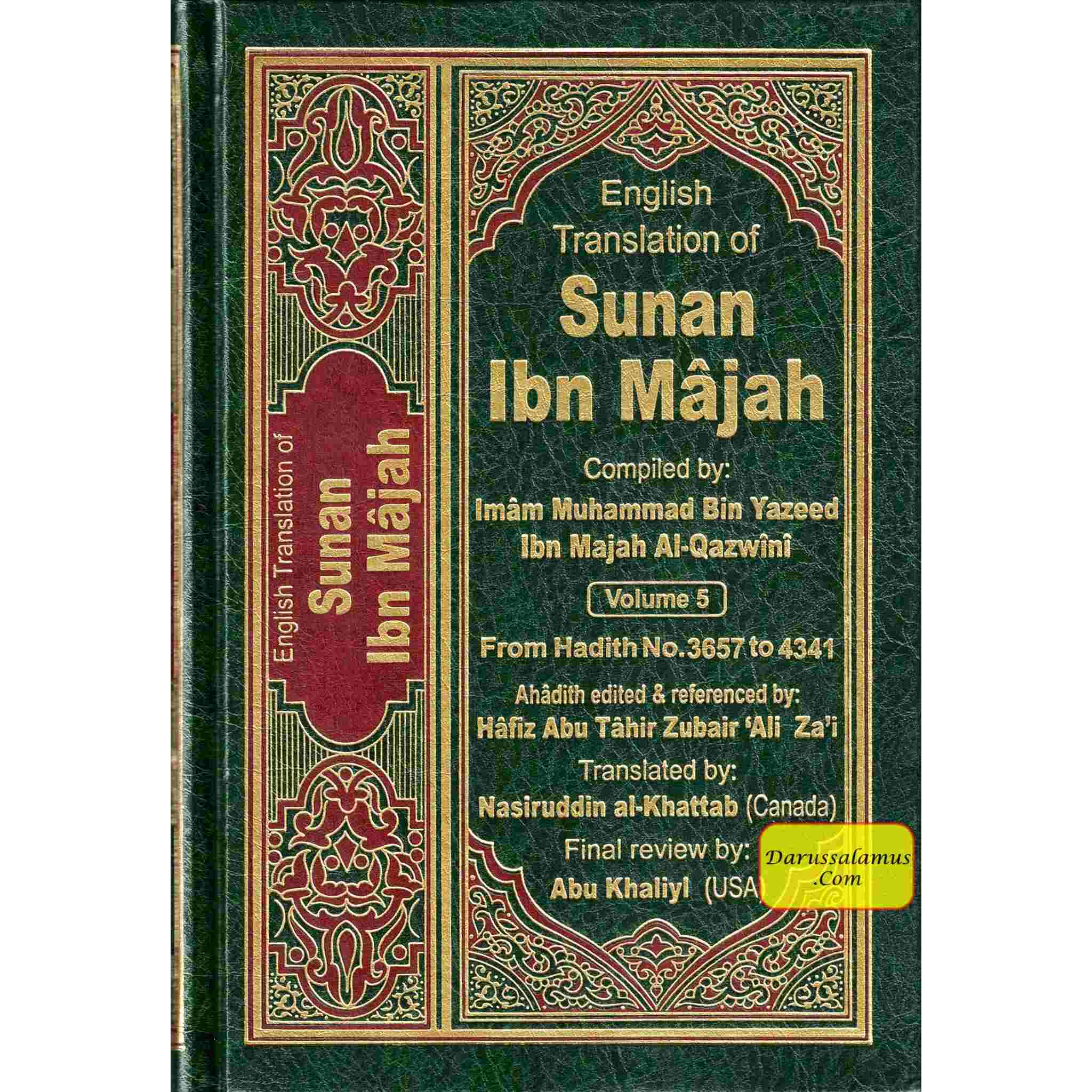Sunan Ibn Majah (5 Vol. Set) By Imam Muhammad ibn Majah Al-Qazwini、mySite、topwebapps