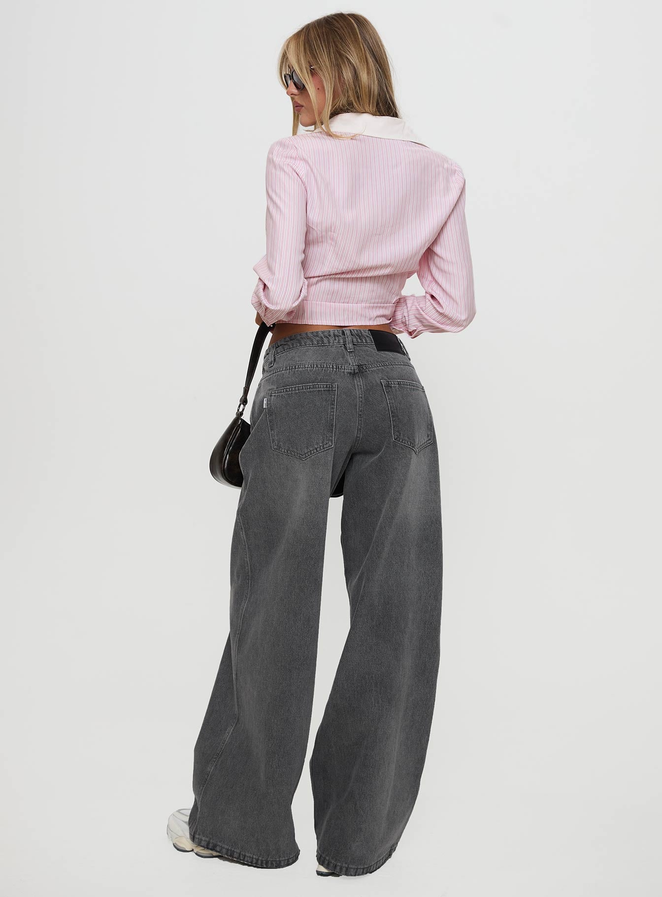 Ramos Low Rise Denim Jeans Grey Wash、mySite、solidvoid