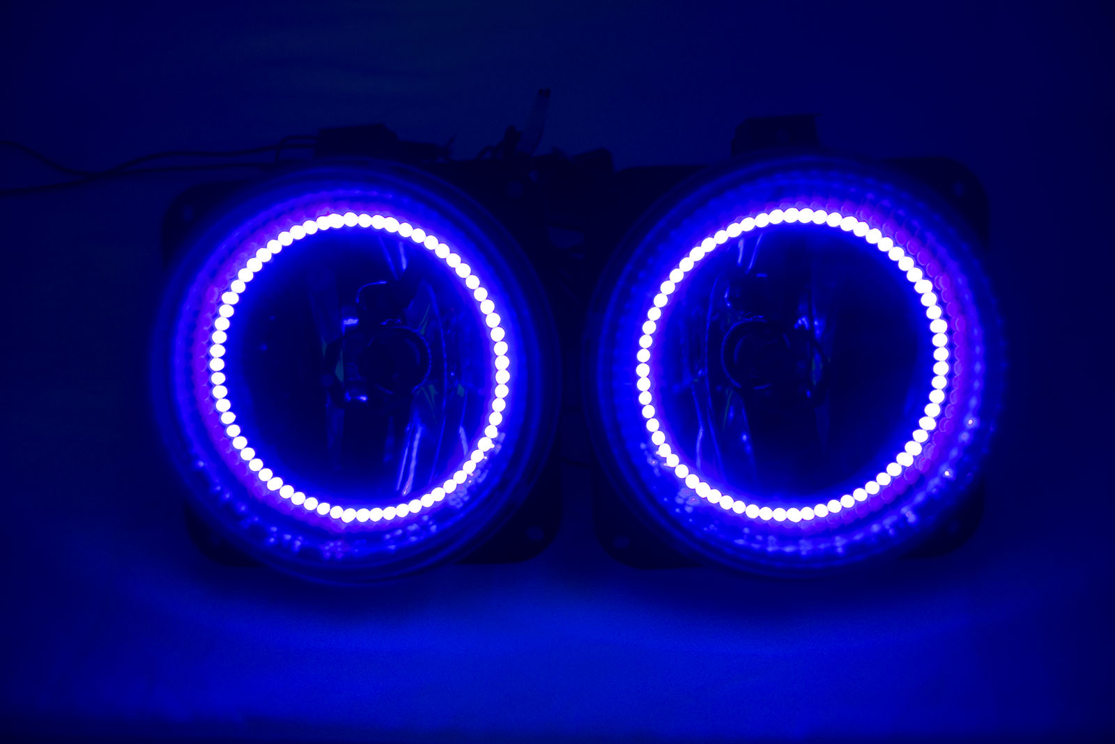 2000-05 Ford Focus SVT/03-04 Mustang SVT/05-07 Escape Fog Lights - ORACLE Purple U/V LED Halos、mySite、nflplayoffbracketp