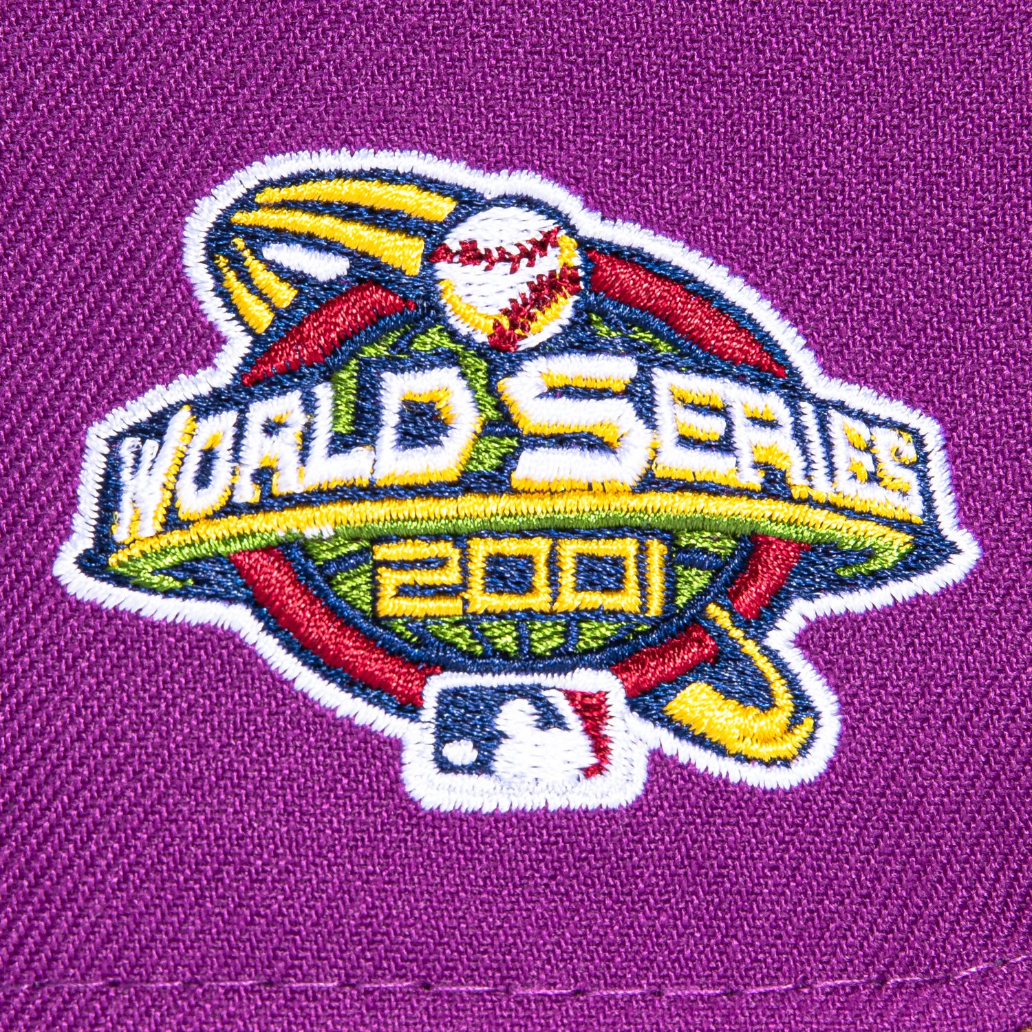 New Era 59Fifty Salt Water Taffy Arizona Diamondbacks 2001 World Series Patch Script Hat - Purple, Khaki、mySite、vikingsvslions