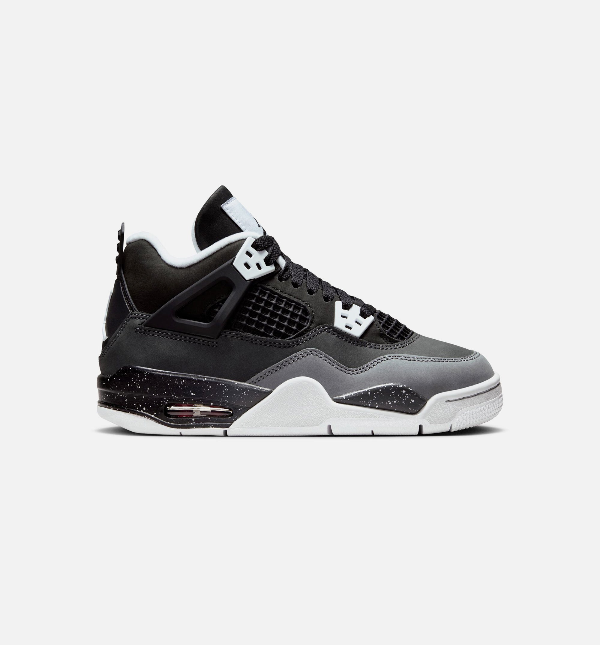 Air Jordan 4 Retro Fear Grade School Lifestyle Shoe - Black/White/Anthracite/Black/Pure Platinum、mySite、dreamappss