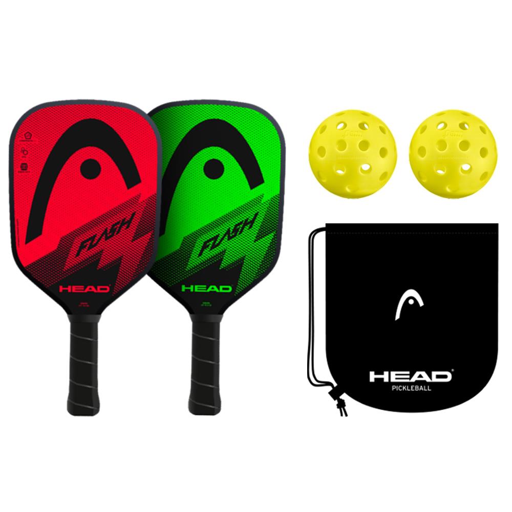 Head Flash Pickleball Set - Red/Green