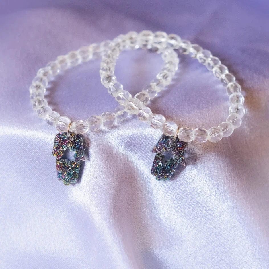 Colorful Glitter Hamsa and Magen David Bracelet、mySite、topwebapps