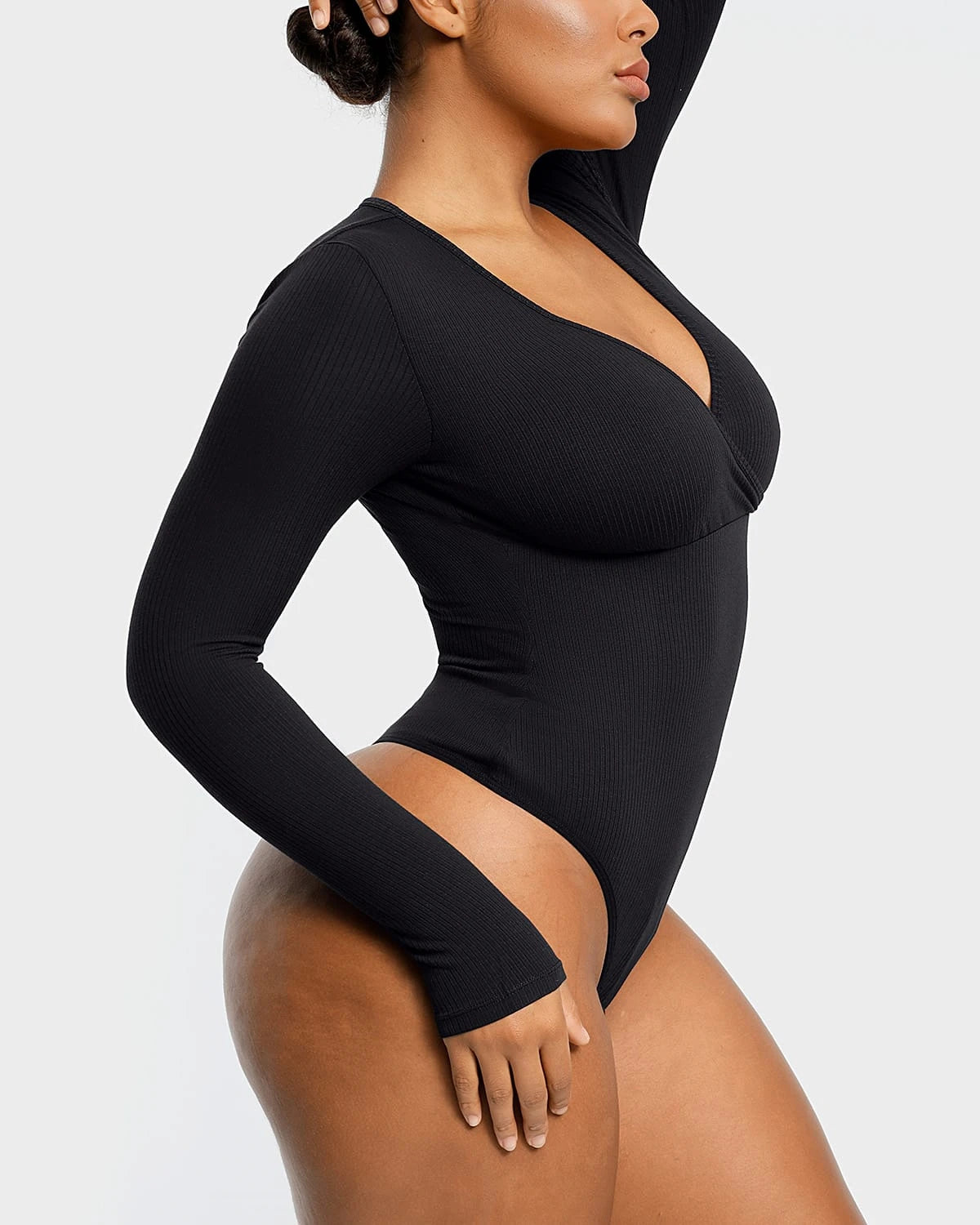 Cozy Ribbed Chic Cut-Out Bodysuit、mySite、bengalsvssteelers