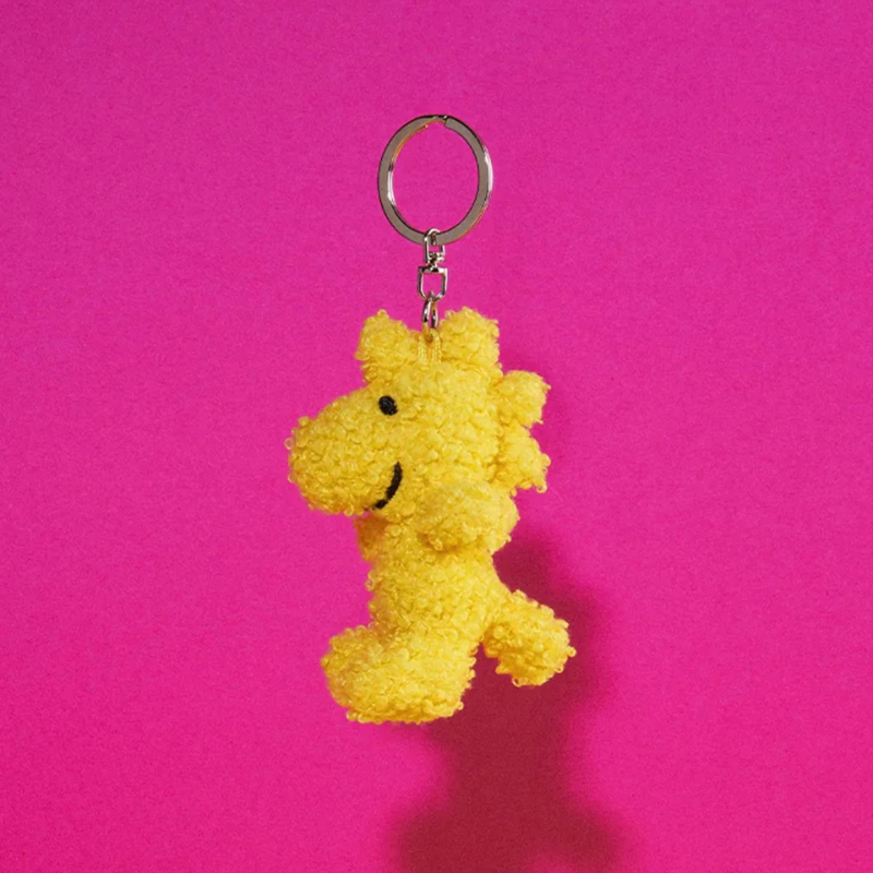  PEANUTS WOODSTOCK ECO Tiny Teddy Yellow Keychain - 3、mySite、greenlandpopulation