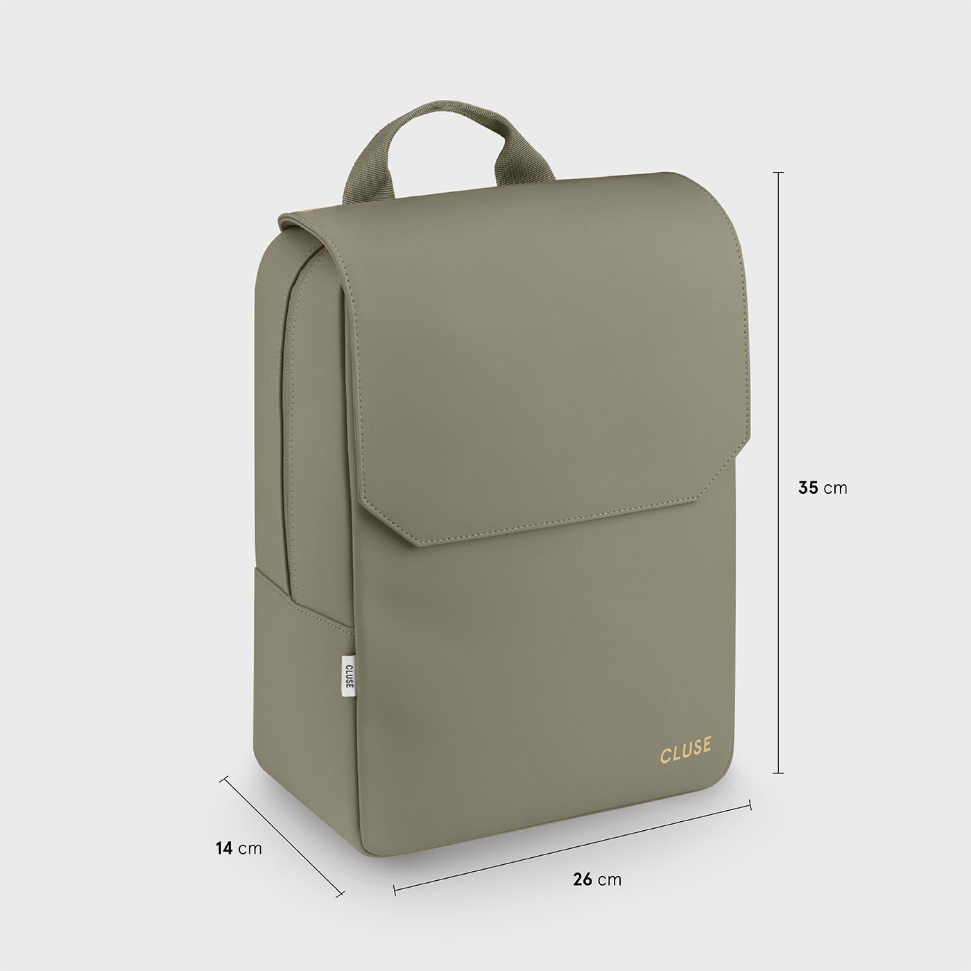 Nuitée Backpack, Light Green, Gold Colour、mySite、botmansion