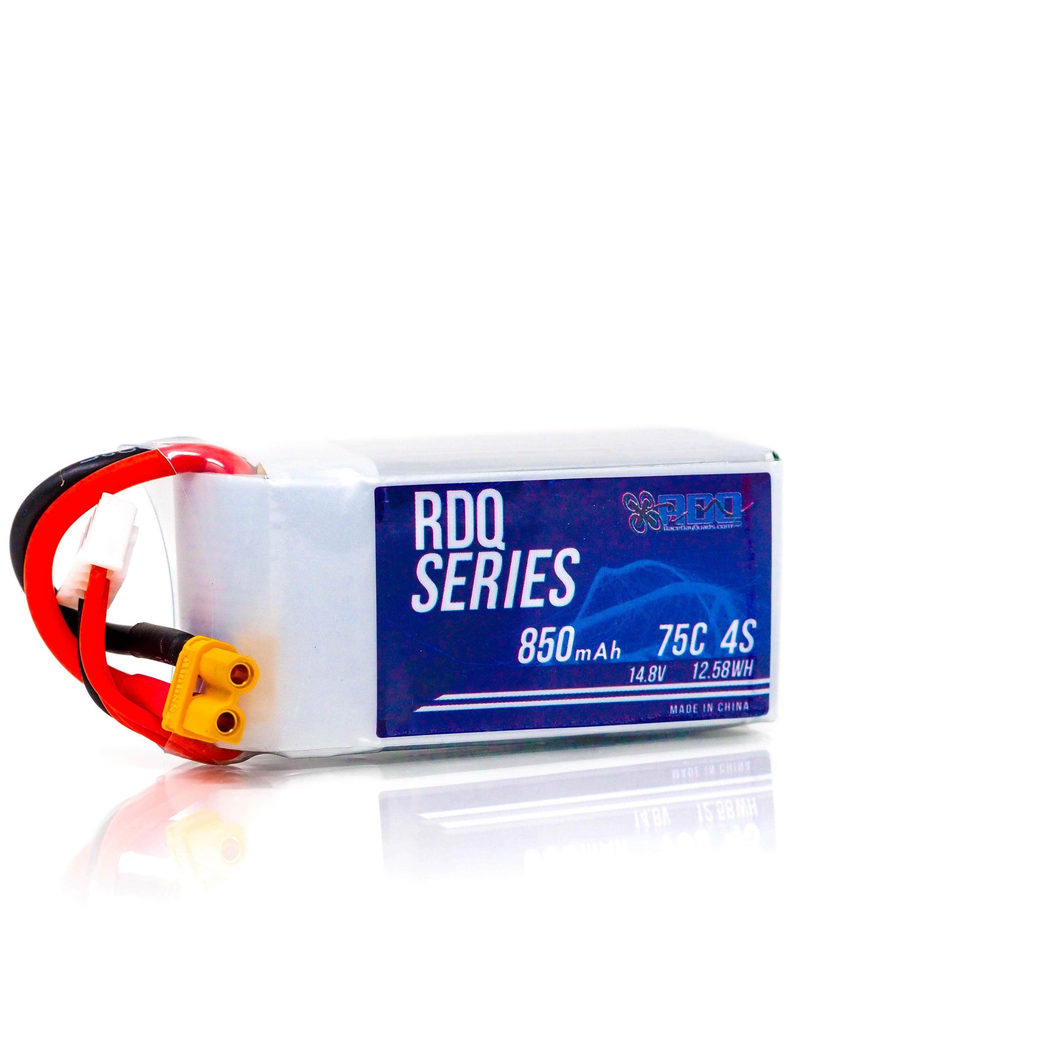  RDQ Series 14.8V 4S 850mAh 75C LiPo Micro Battery - XT30 or XT60、mySite、merchandisen