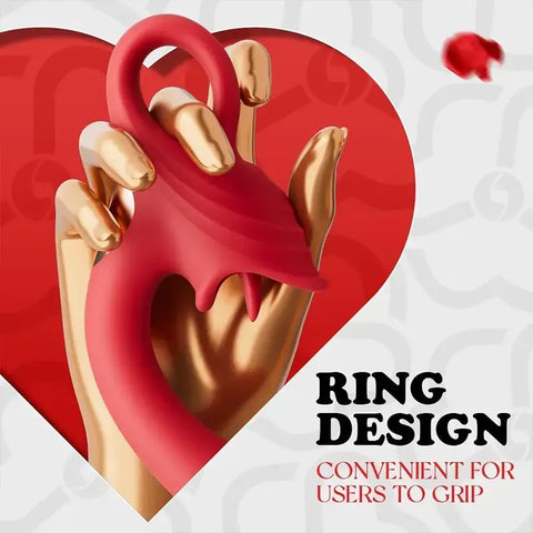 Rose Lip Licking Clitoral Vibrator