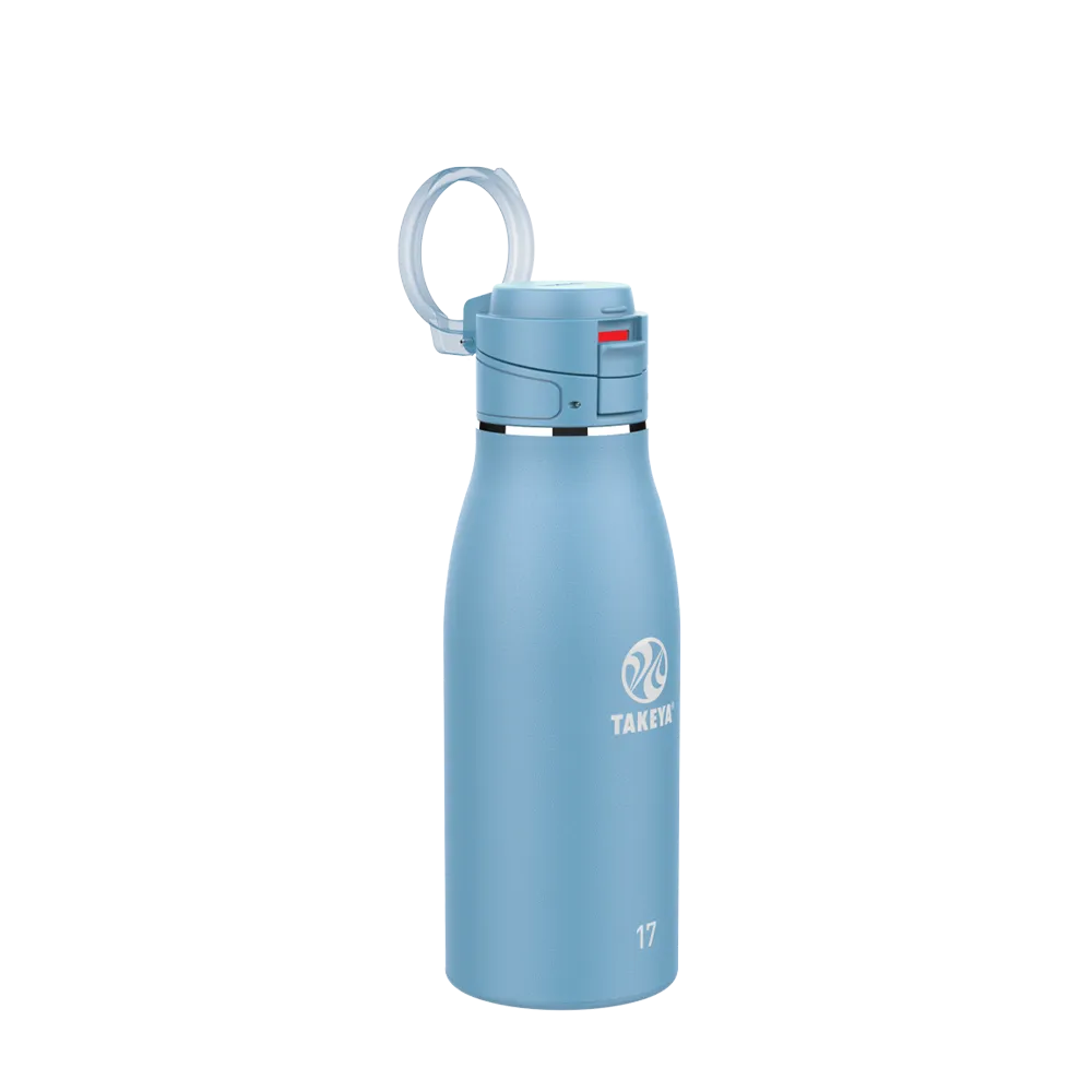 Takeya 17 oz Traveler Insulated Leak Proof Mug With FlipLock Lid、mySite、noshort