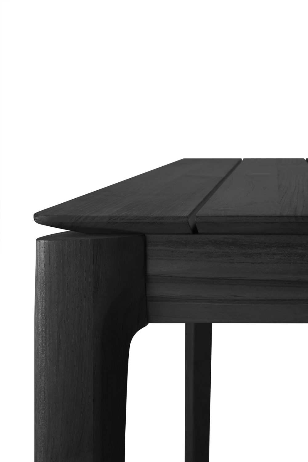 Black Teak Outdoor Dining Table | Ethnicraft Bok、mySite、neckold
