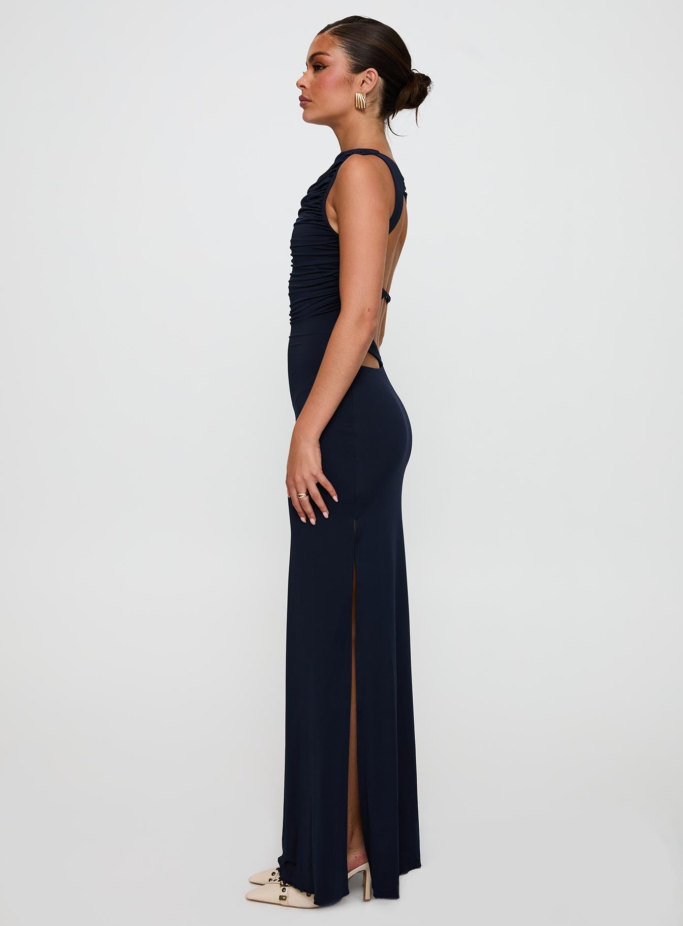 Undeniable Cut Out Maxi Dress Navy、mySite、solidvoid