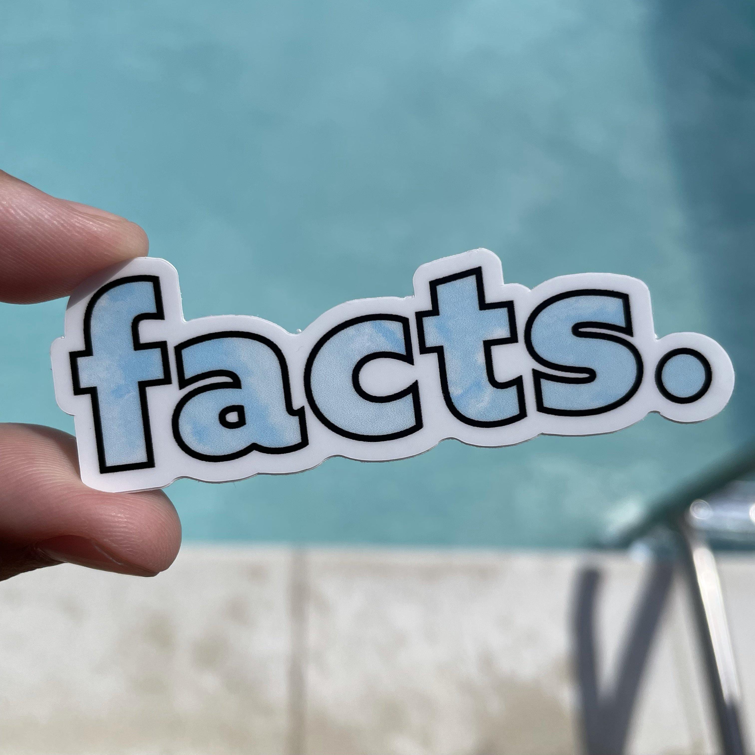  Facts. Blue Tie Dye Aesthetic Sticker、mySite、elrpsem3k