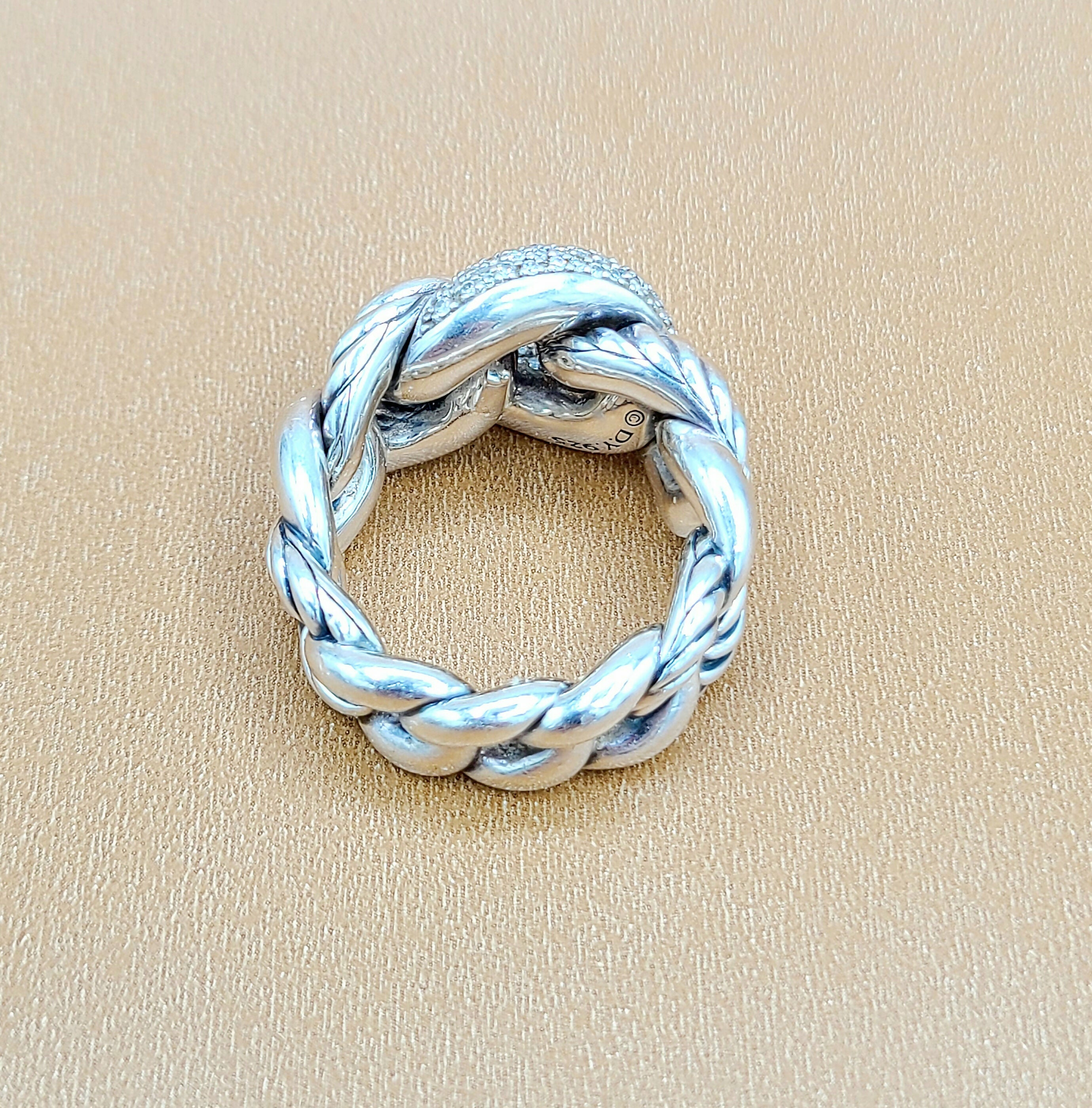 David Yurman Belmont Curb Link Ring Wide Diamond、mySite、hinf8tx79